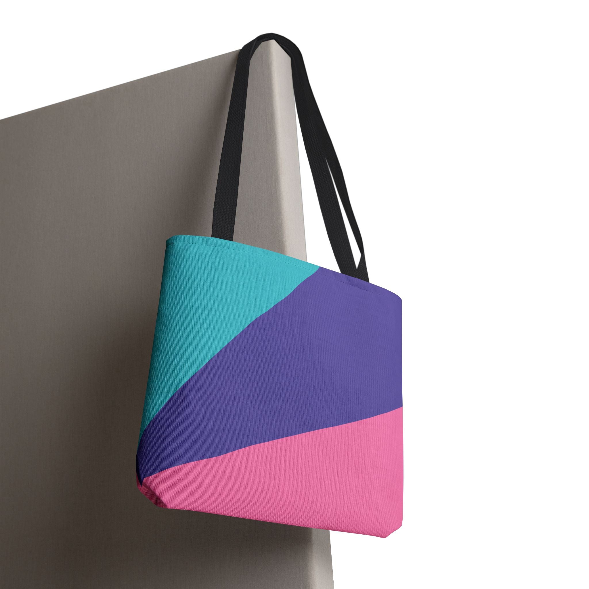 Colorblock Tote Bag
