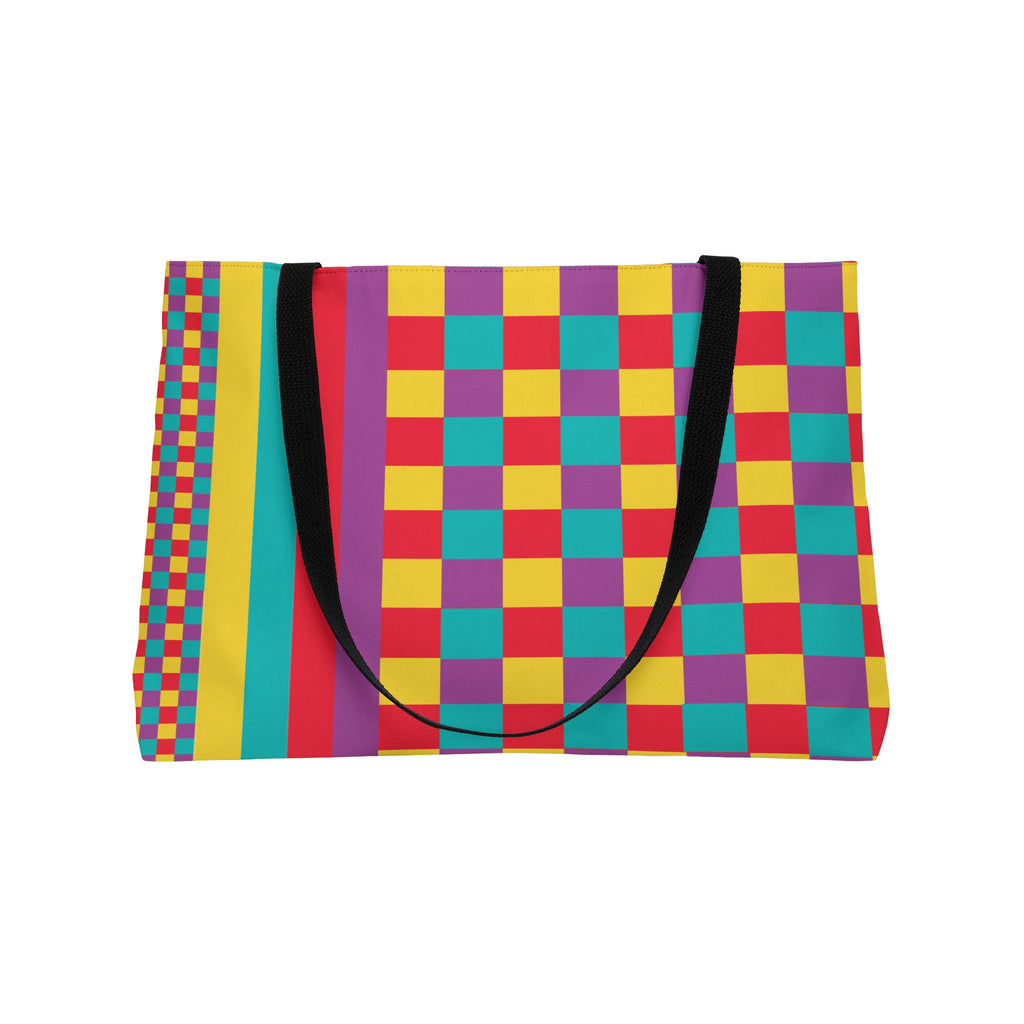 Colorblock Tote Bag