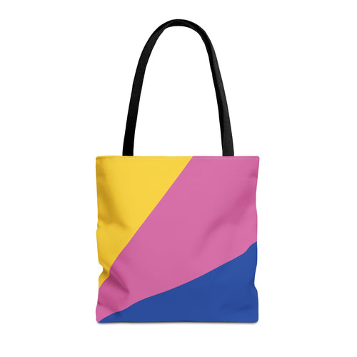 Colorblock Tote Bag