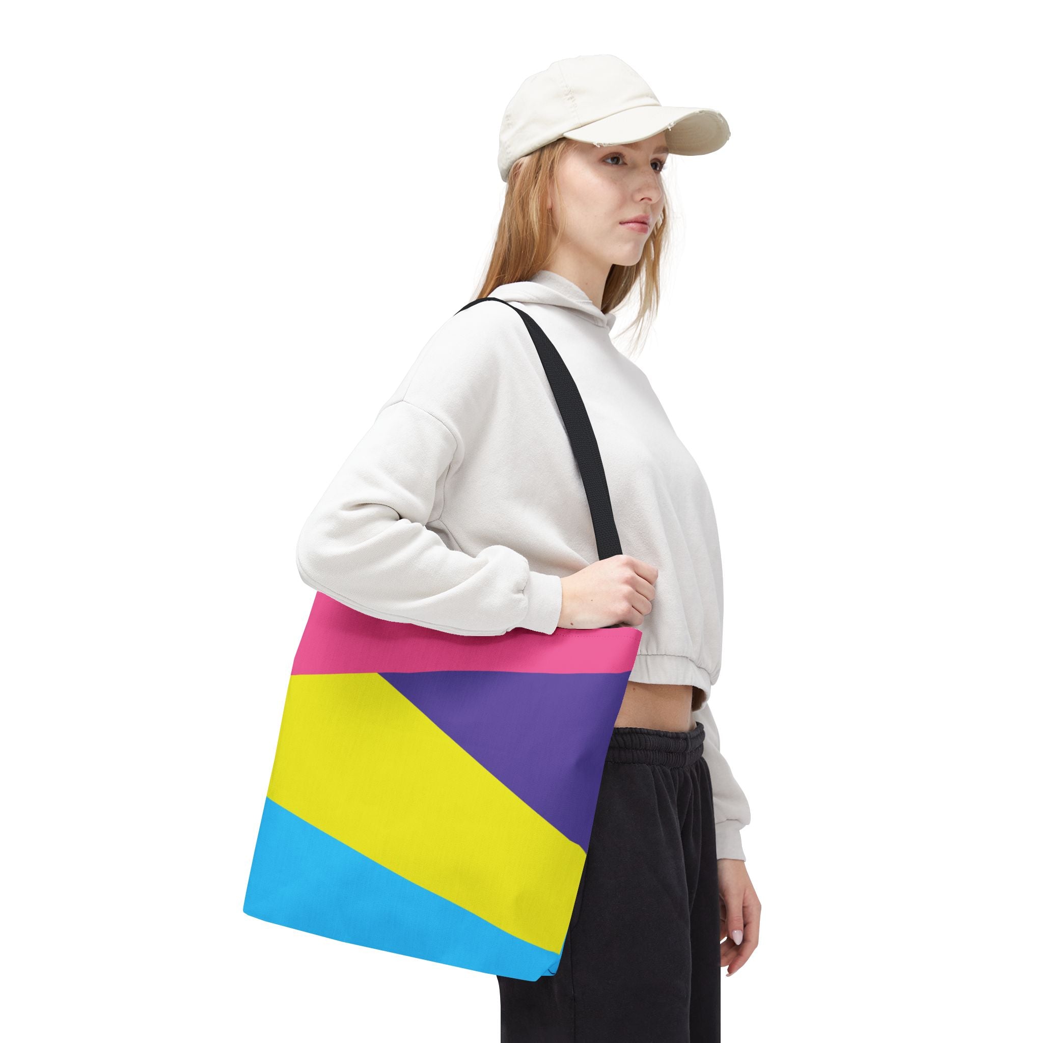 Colorblock Tote Bag