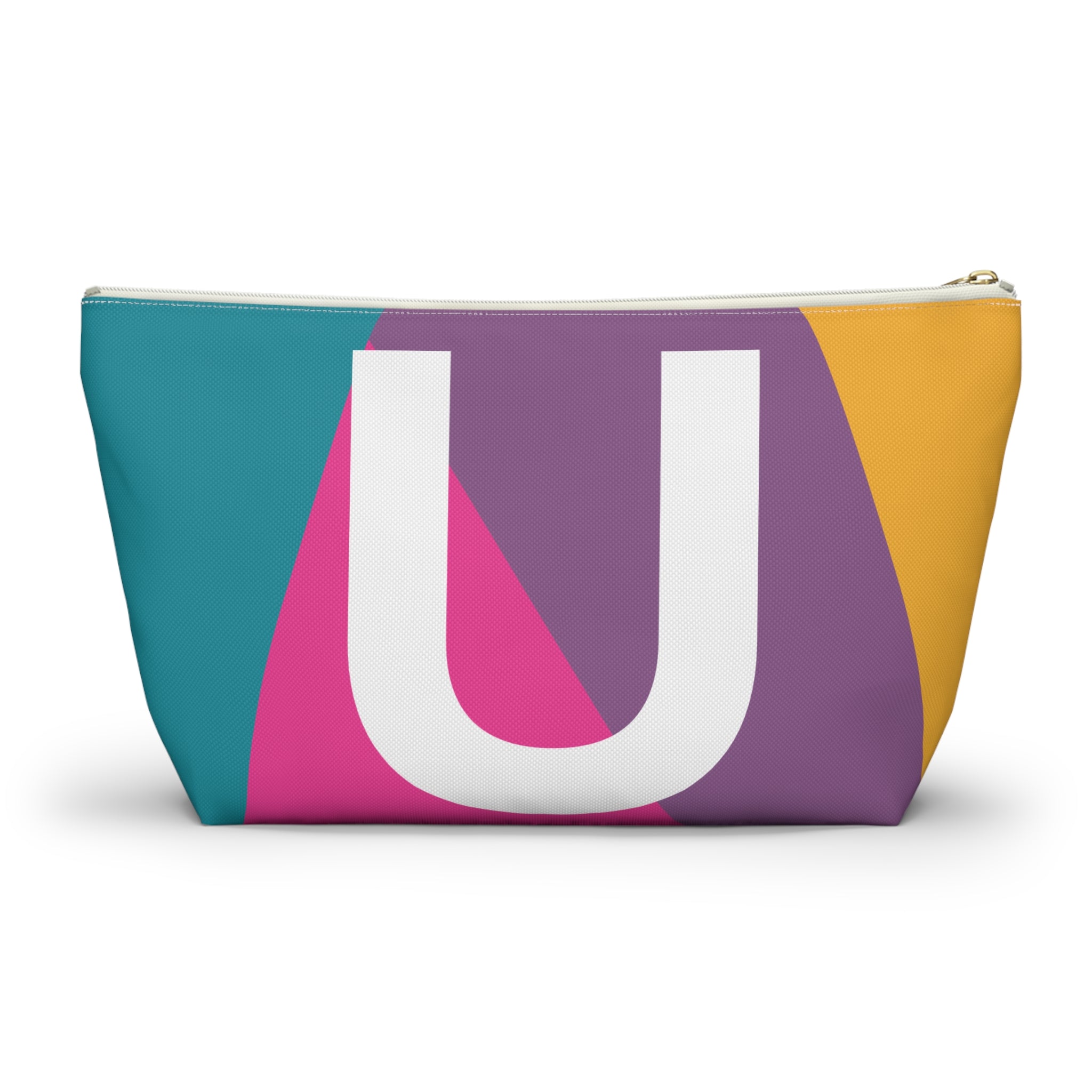 Colorblock Accessory Pouch — Monogram U T-Bottom Cosmetic Bag