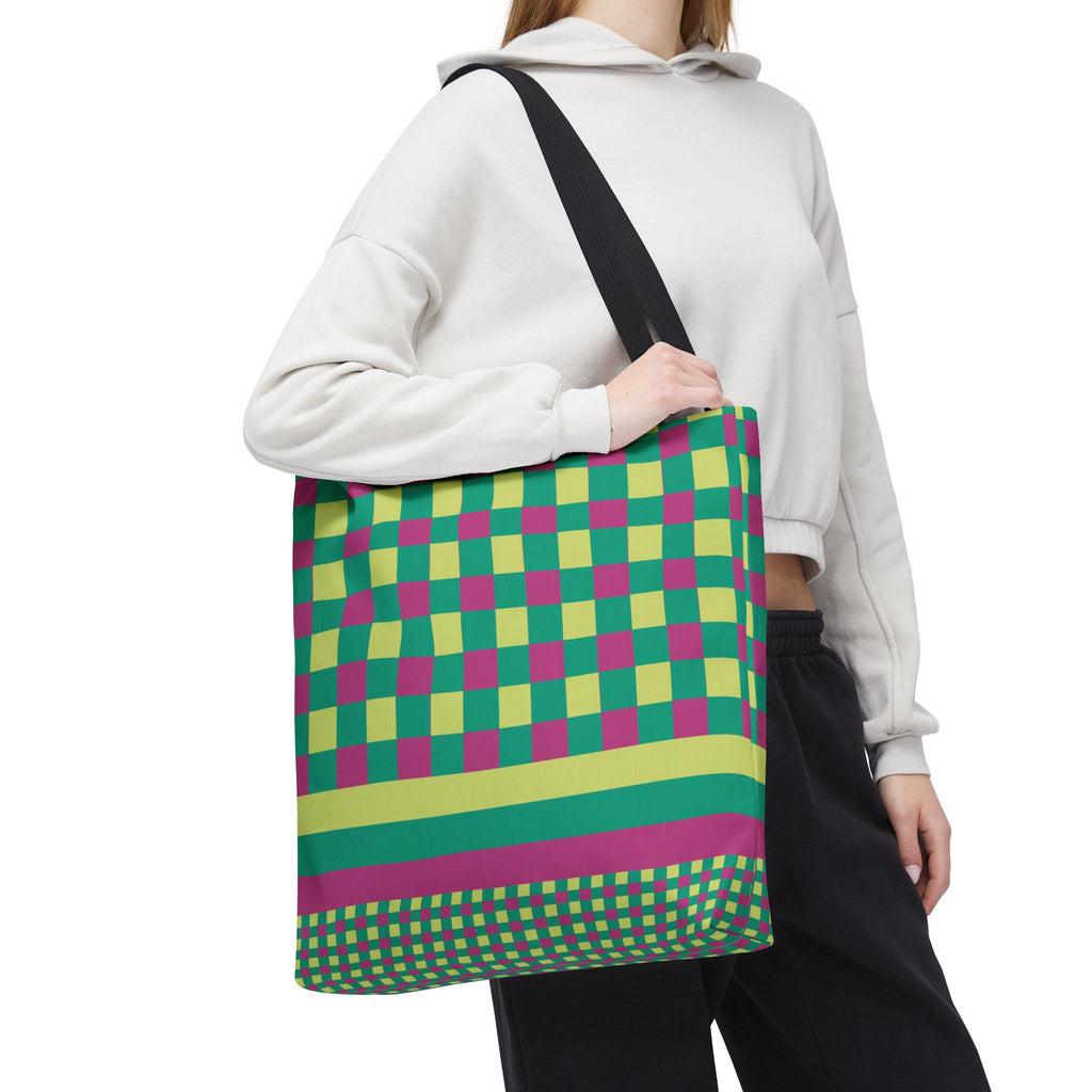 Colorblock Tote Bag
