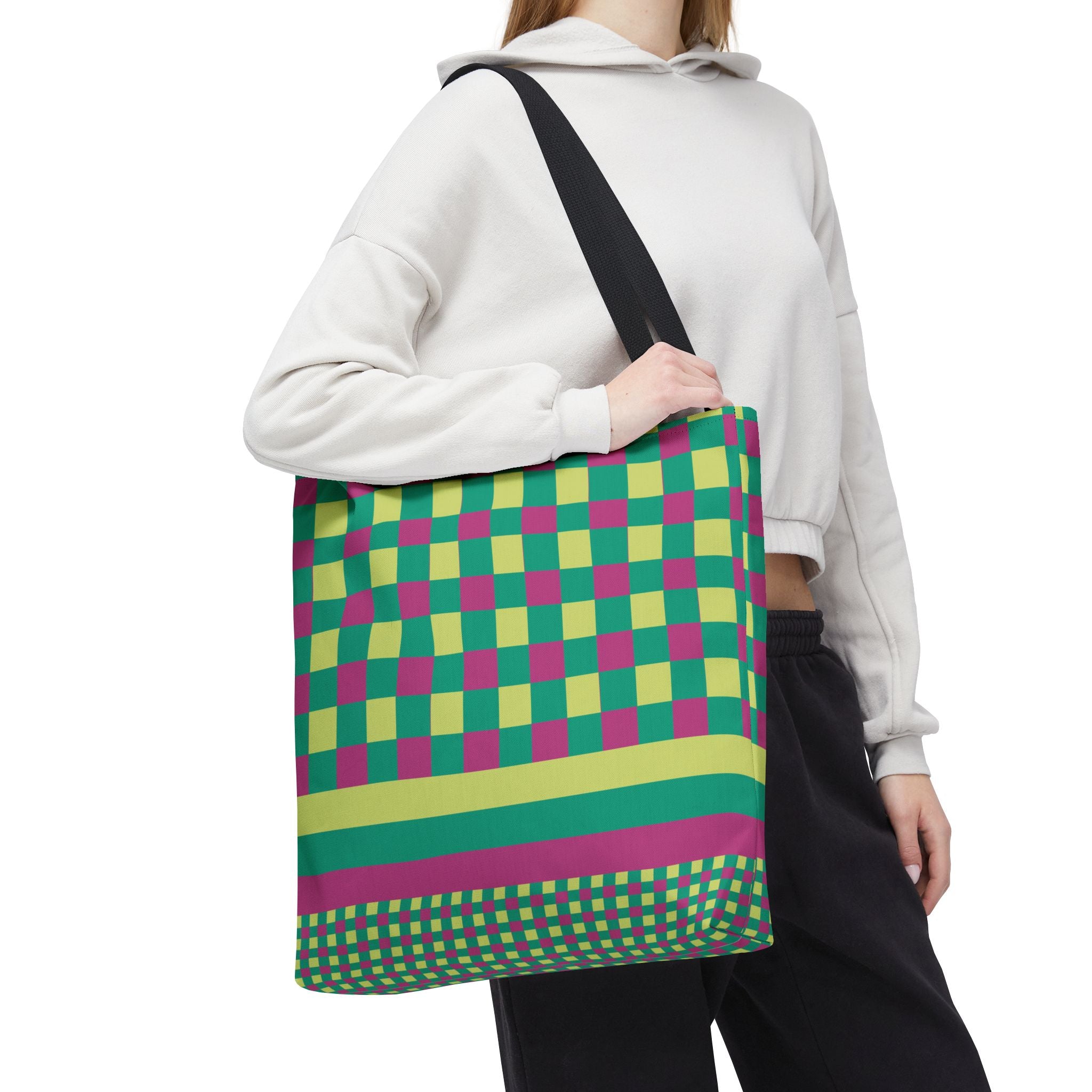 Colorblock Tote Bag