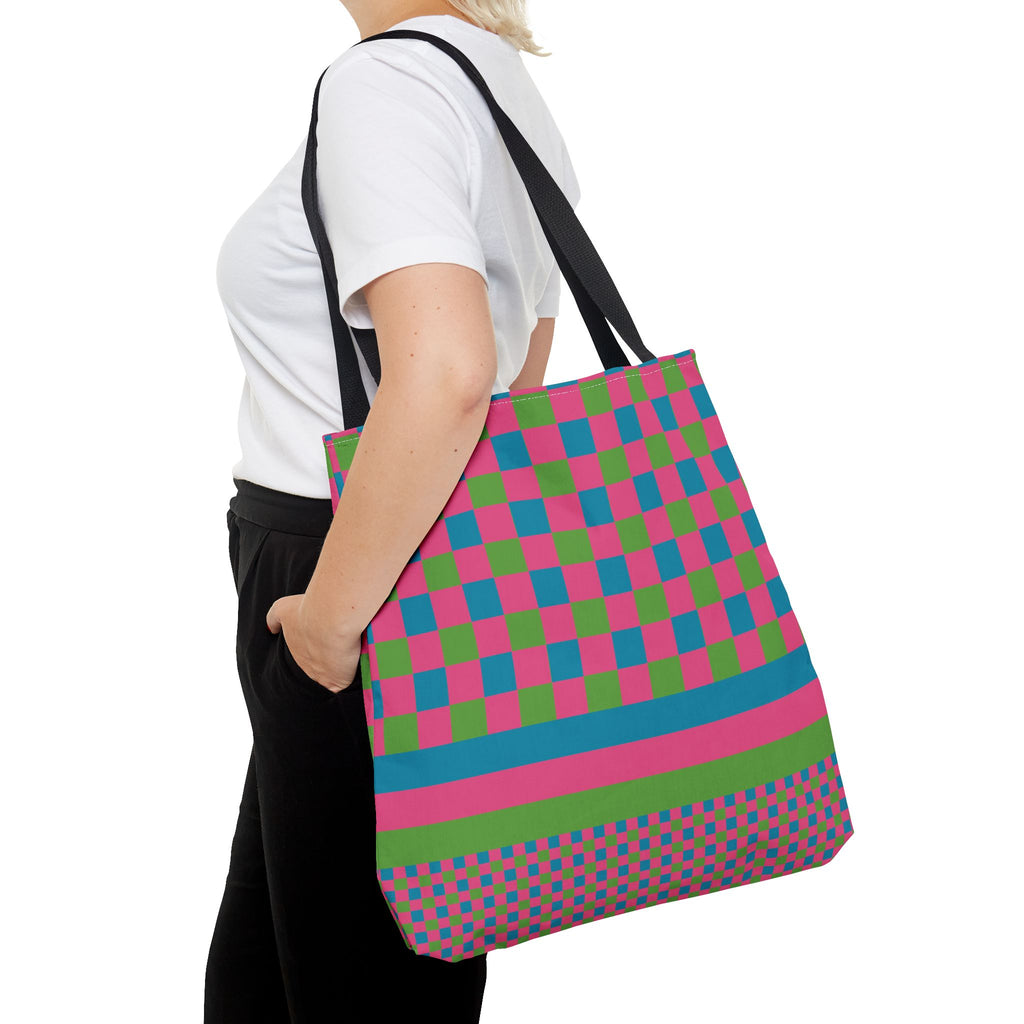 Colorblock Tote Bag