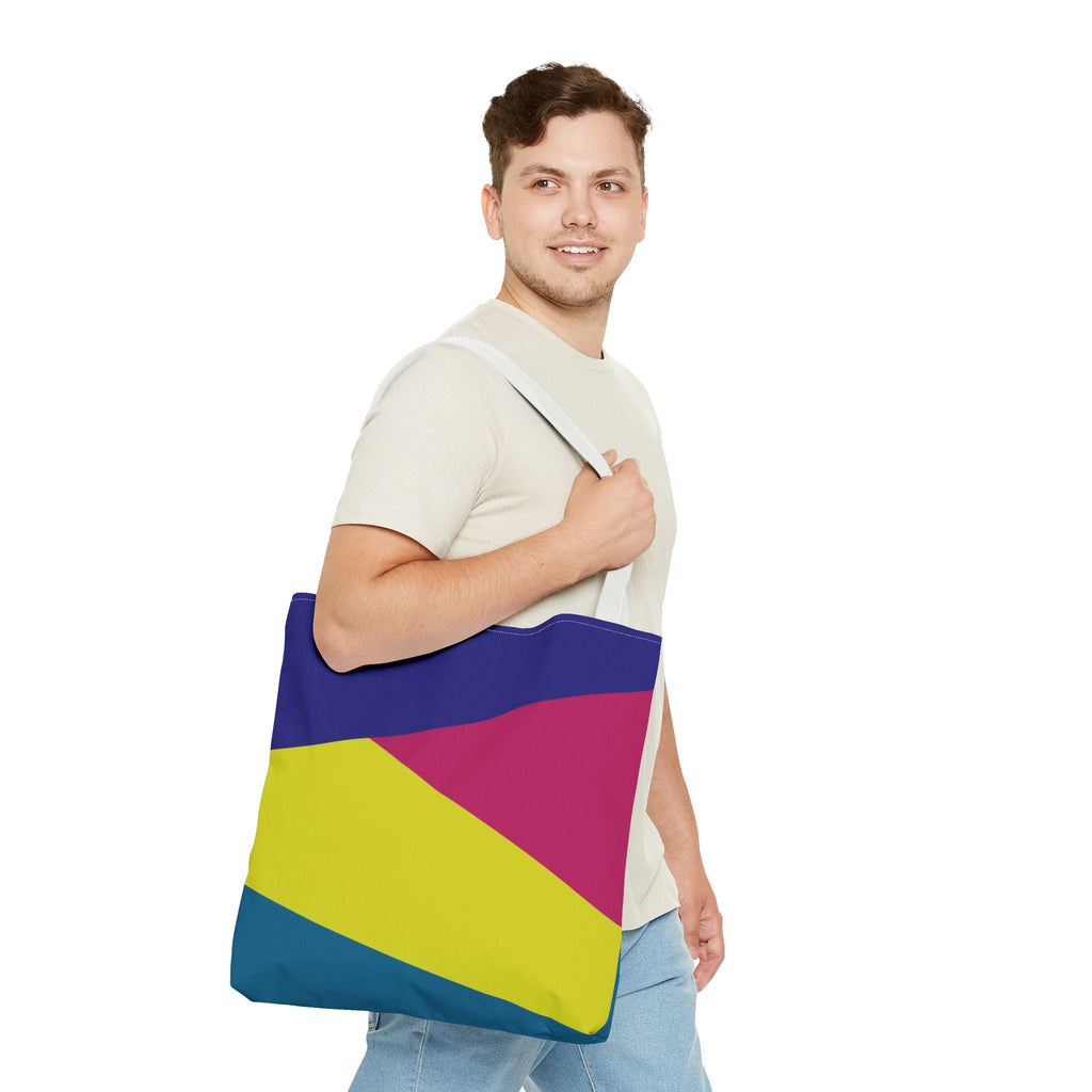 Colorblock Tote Bag
