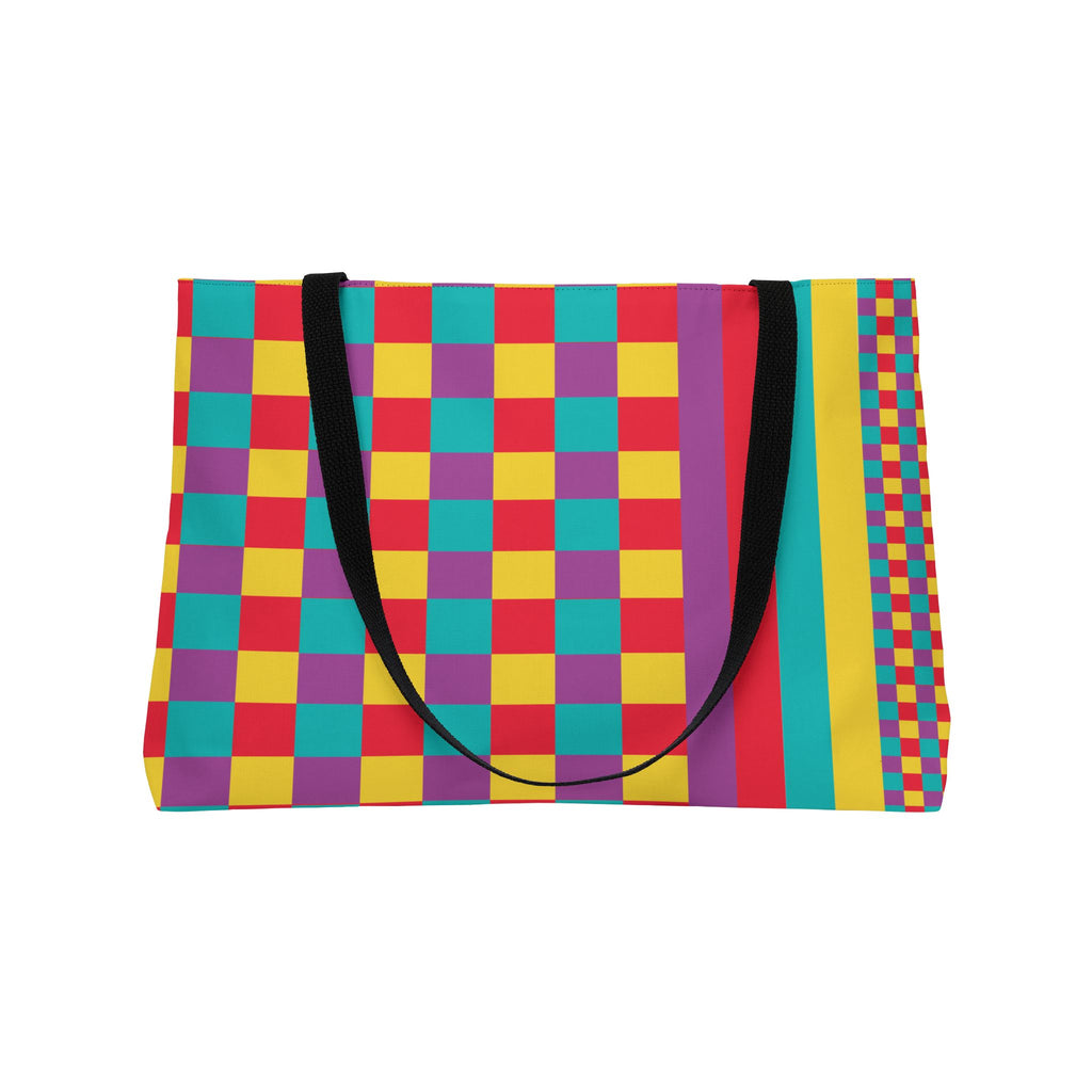 Colorblock Tote Bag