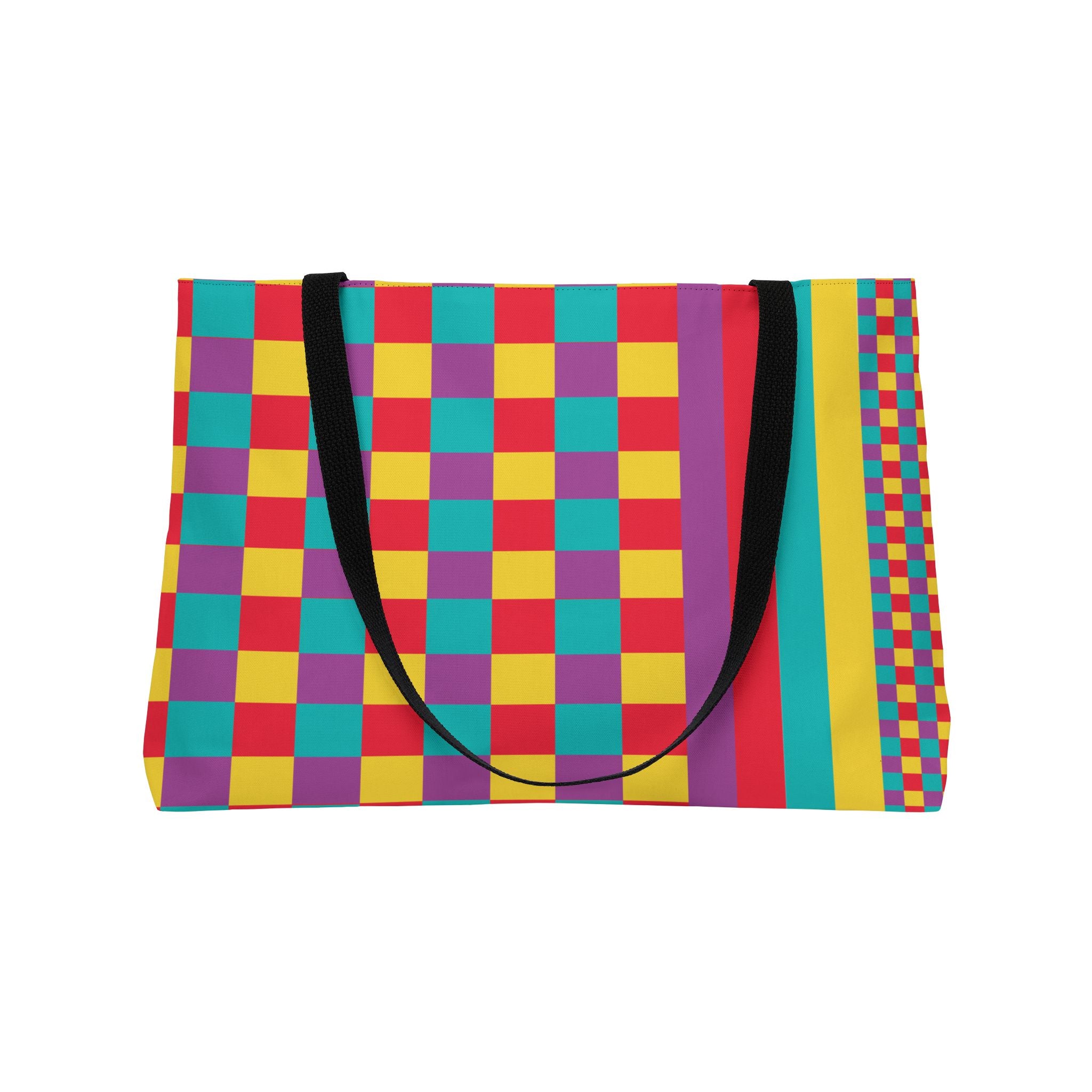 Colorblock Tote Bag