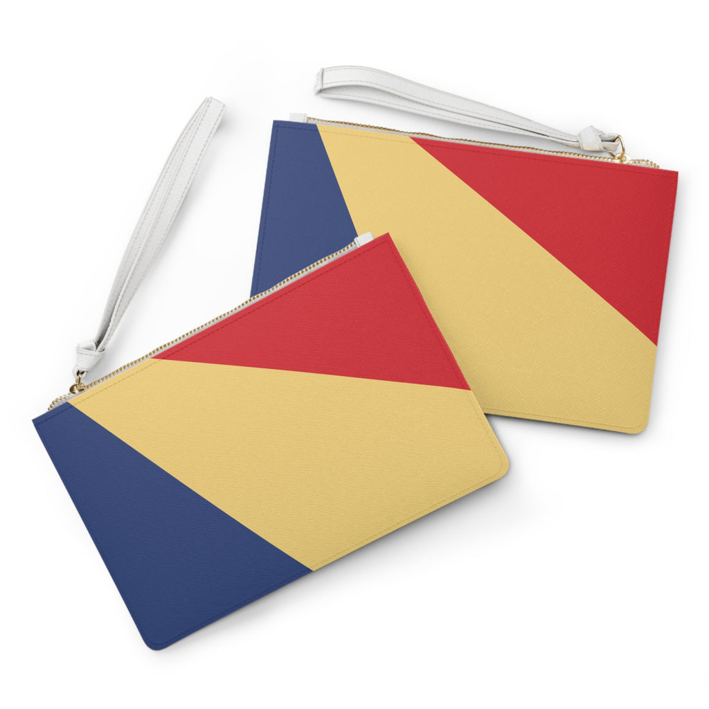 Retro Colorblock Clutch Bag | 80s & 90s Inspired