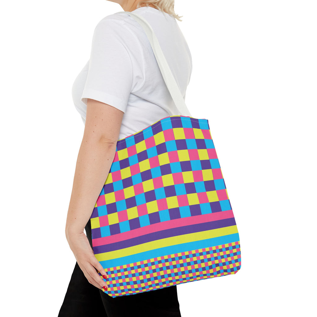 Colorblock Tote Bag