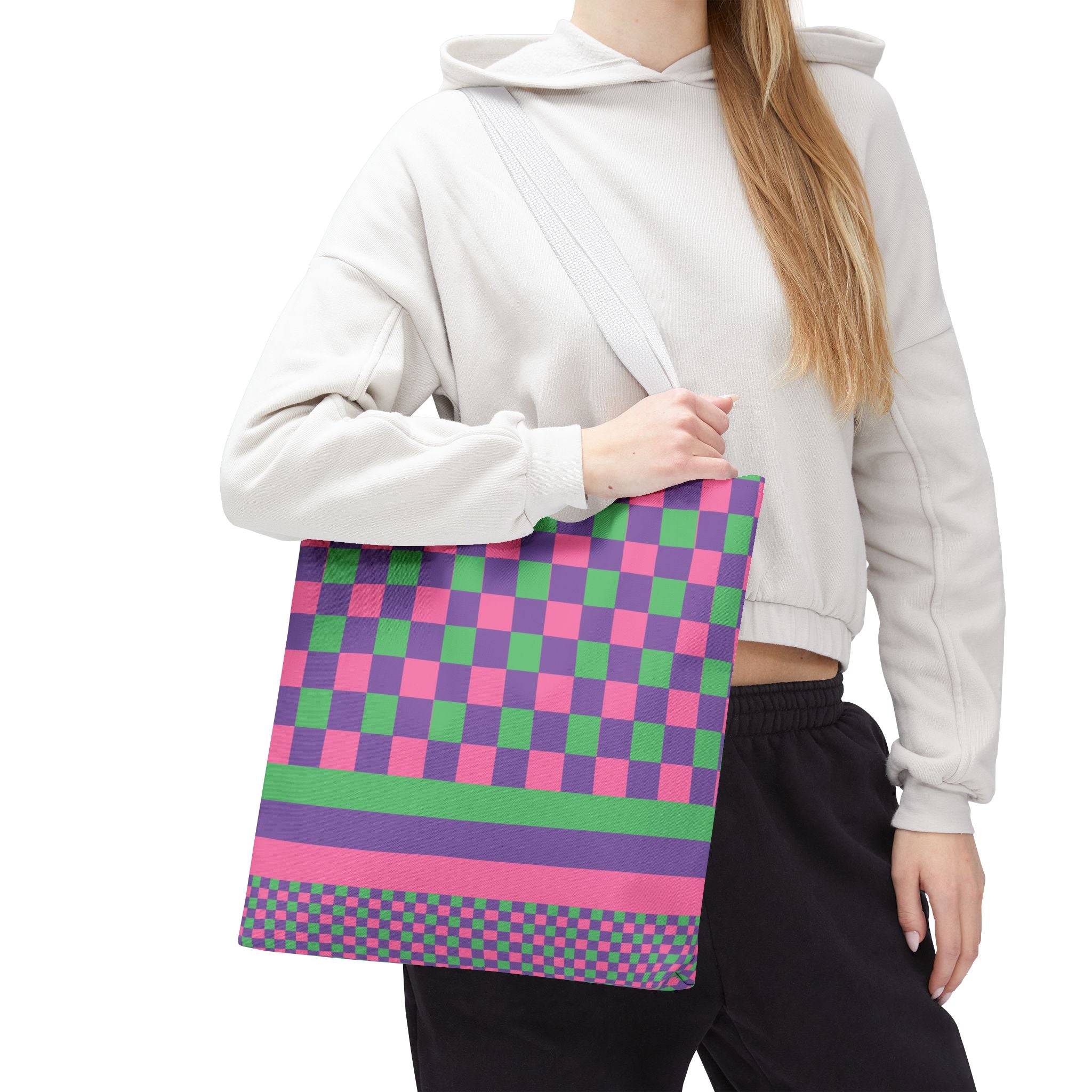 Colorblock Tote Bag