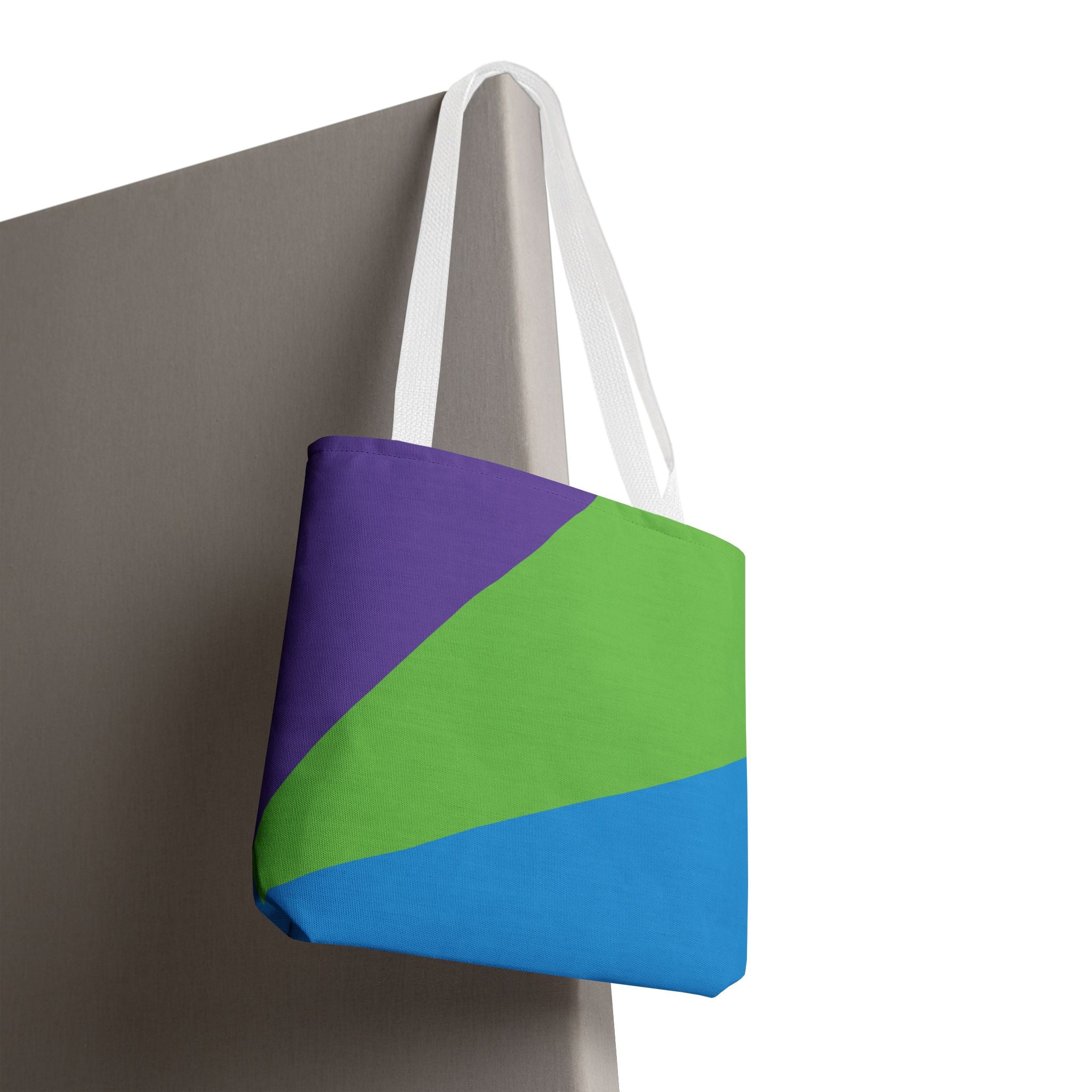 Colorblock Tote Bag