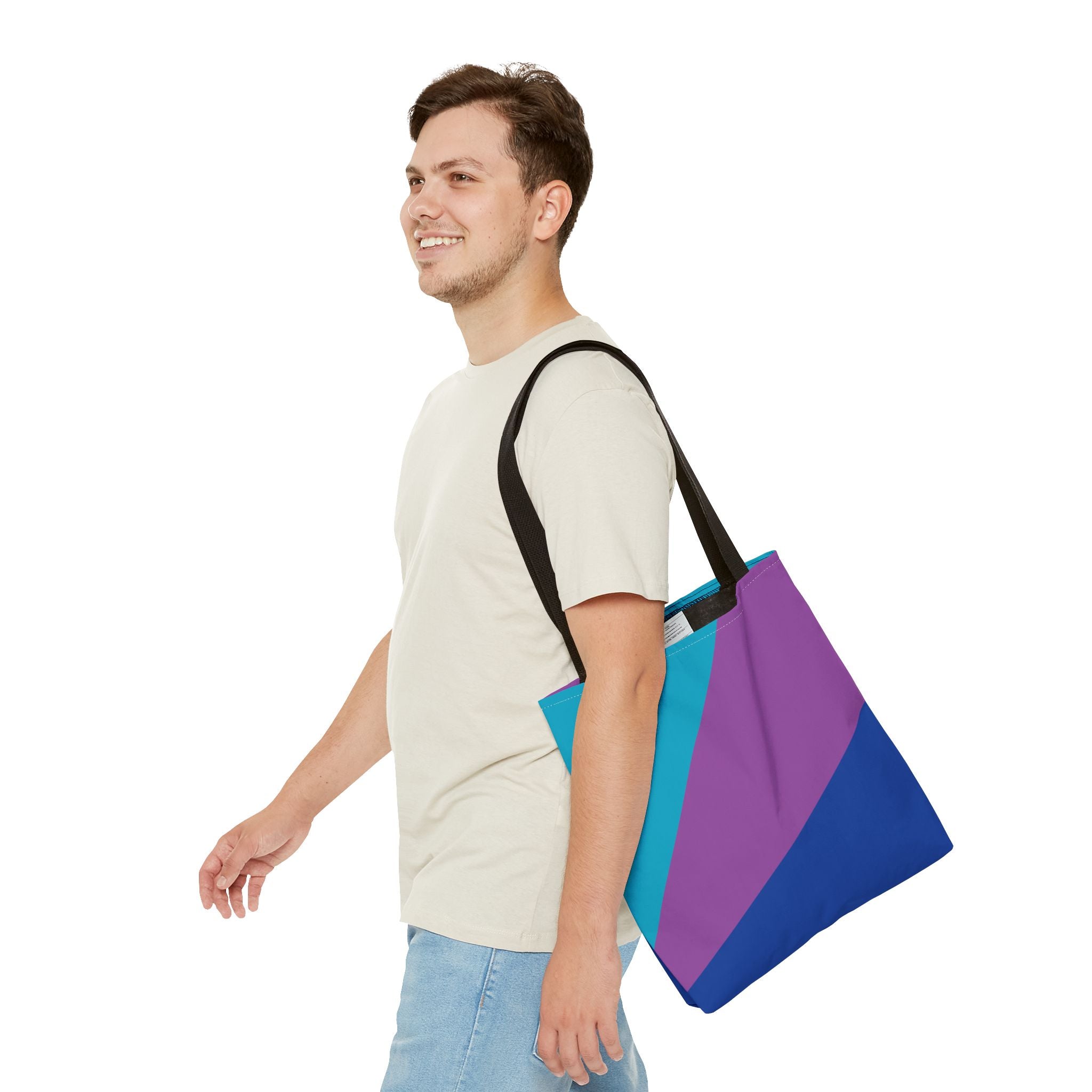 Colorblock Tote Bag