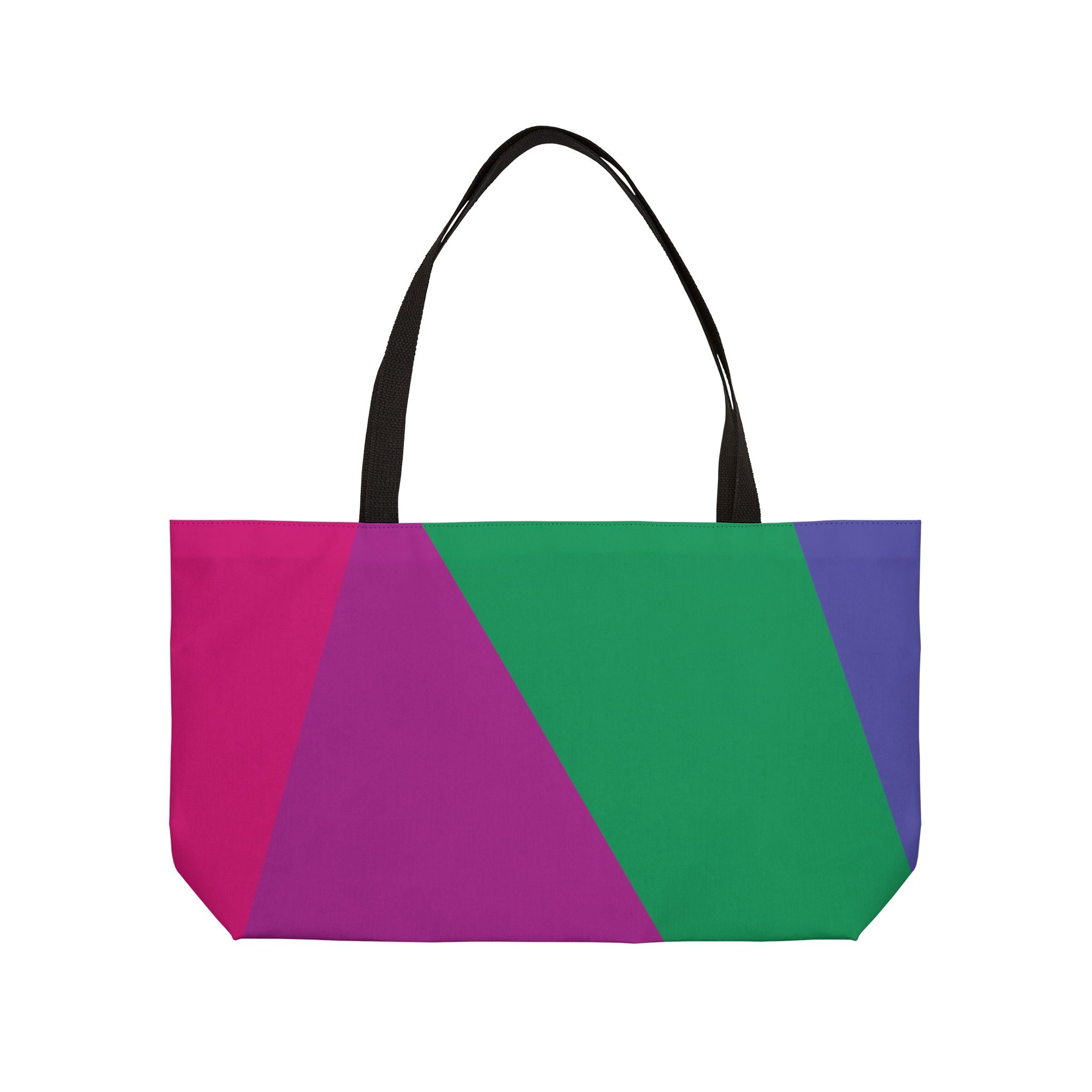 Colorblock Tote Bag