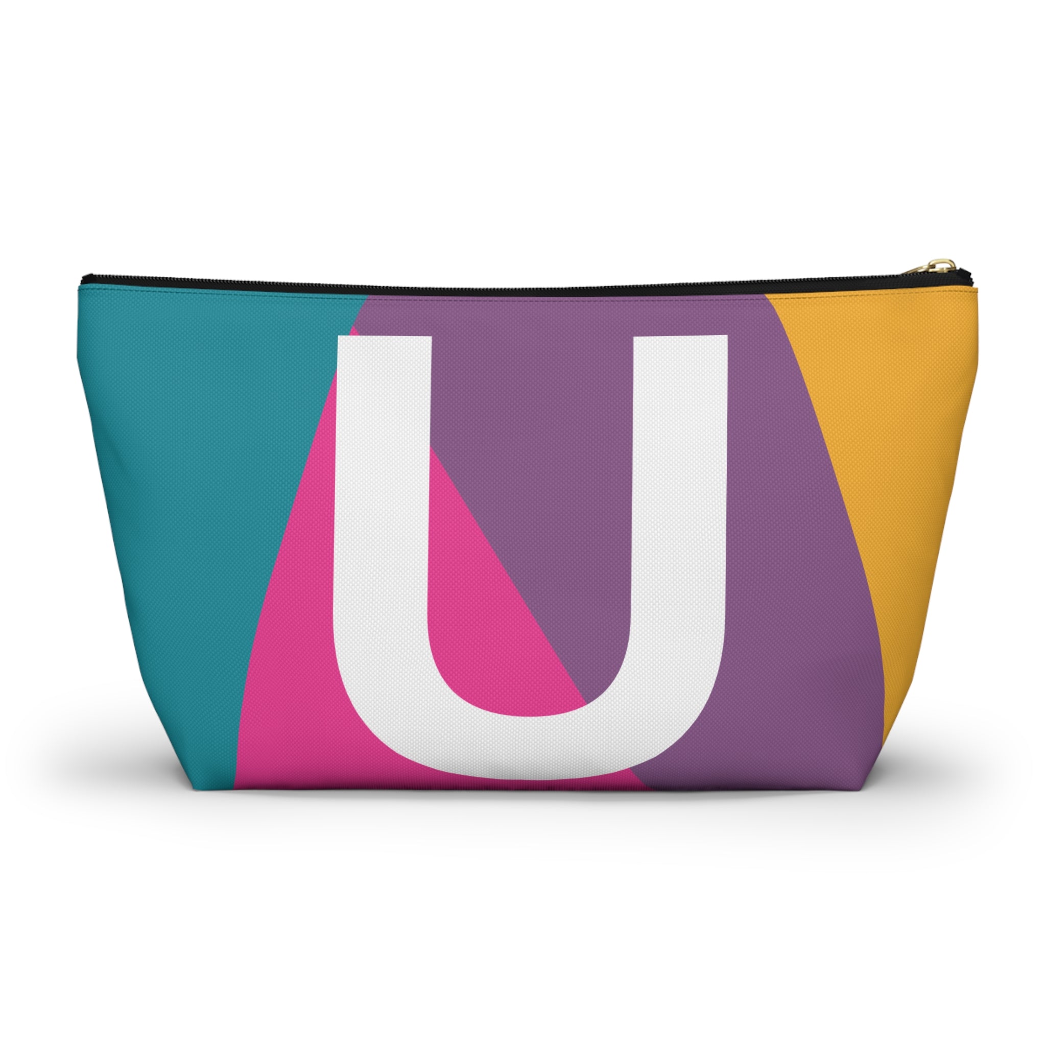 Colorblock Accessory Pouch — Monogram U T-Bottom Cosmetic Bag