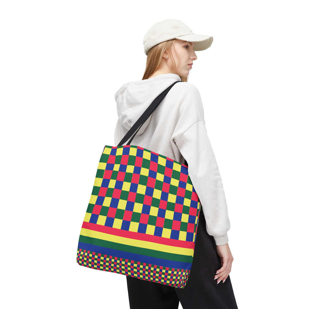 Colorblock Tote Bag