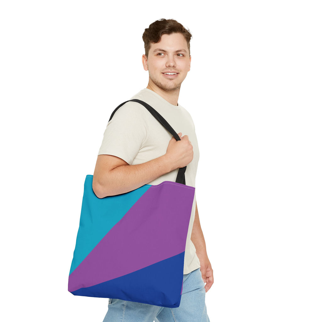 Colorblock Tote Bag