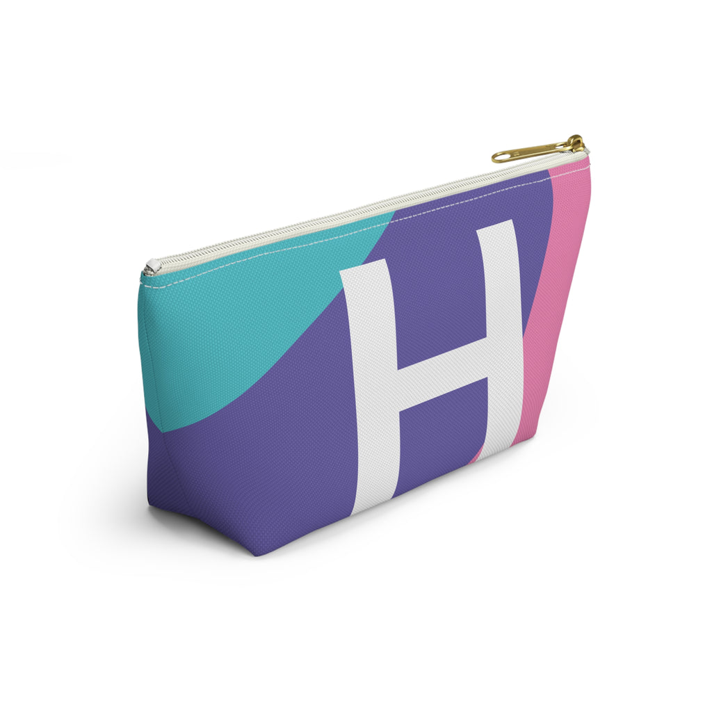 Colorblock Accessory Pouch — Monogram H T-Bottom Cosmetic Bag