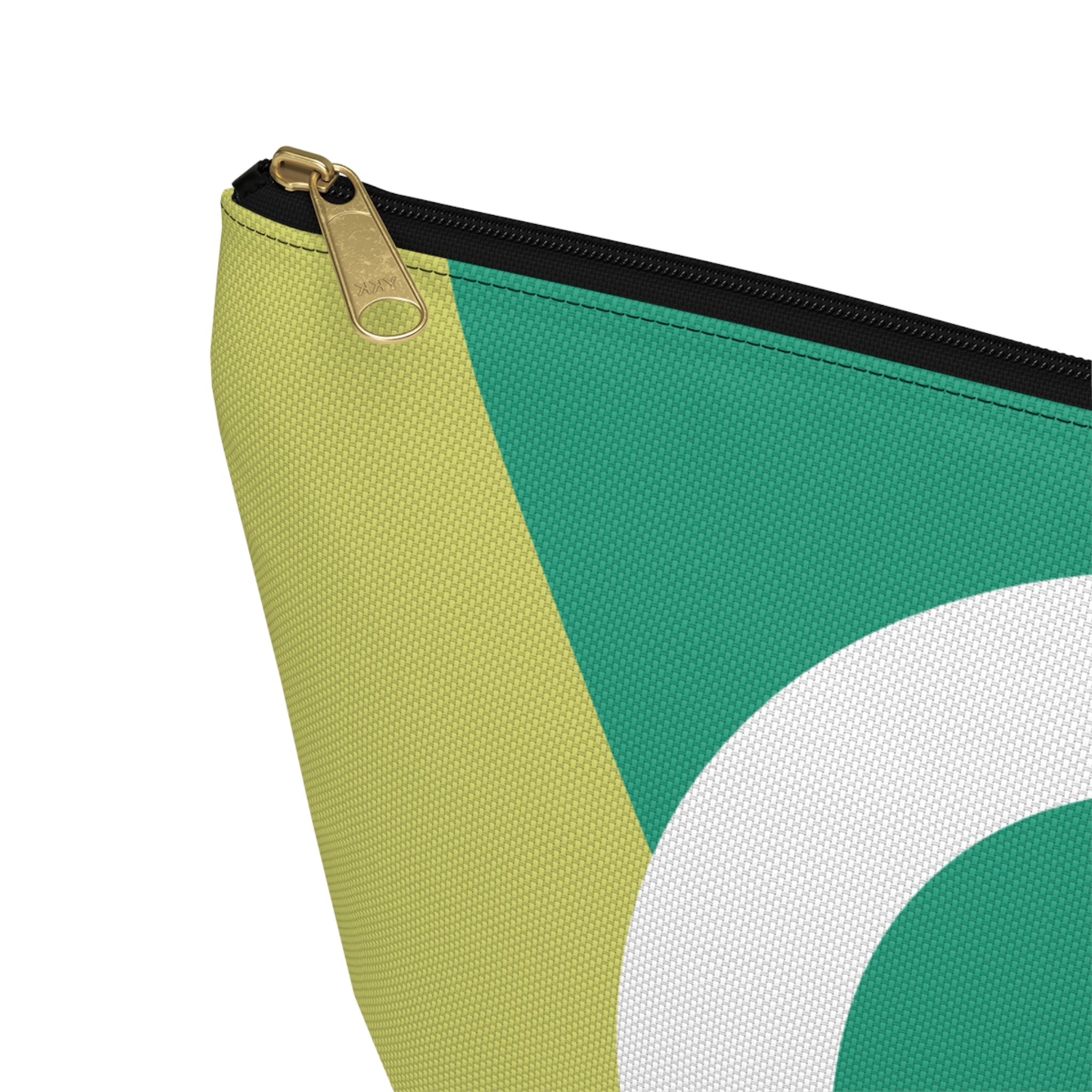 Initials Colorblock Accessory Pouch — Monogram O T-Bottom Cosmetic Bag