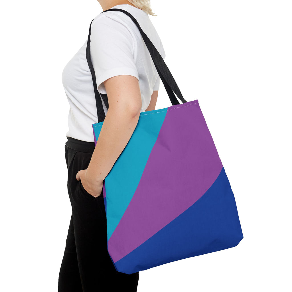 Colorblock Tote Bag