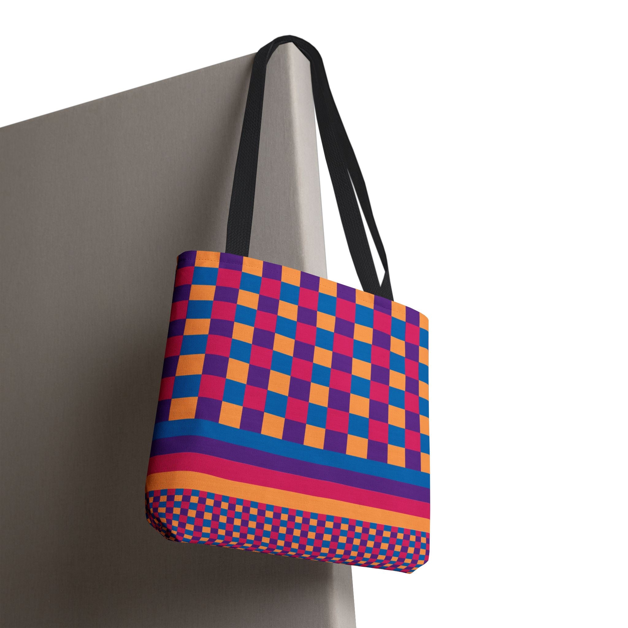 Colorblock Tote Bag