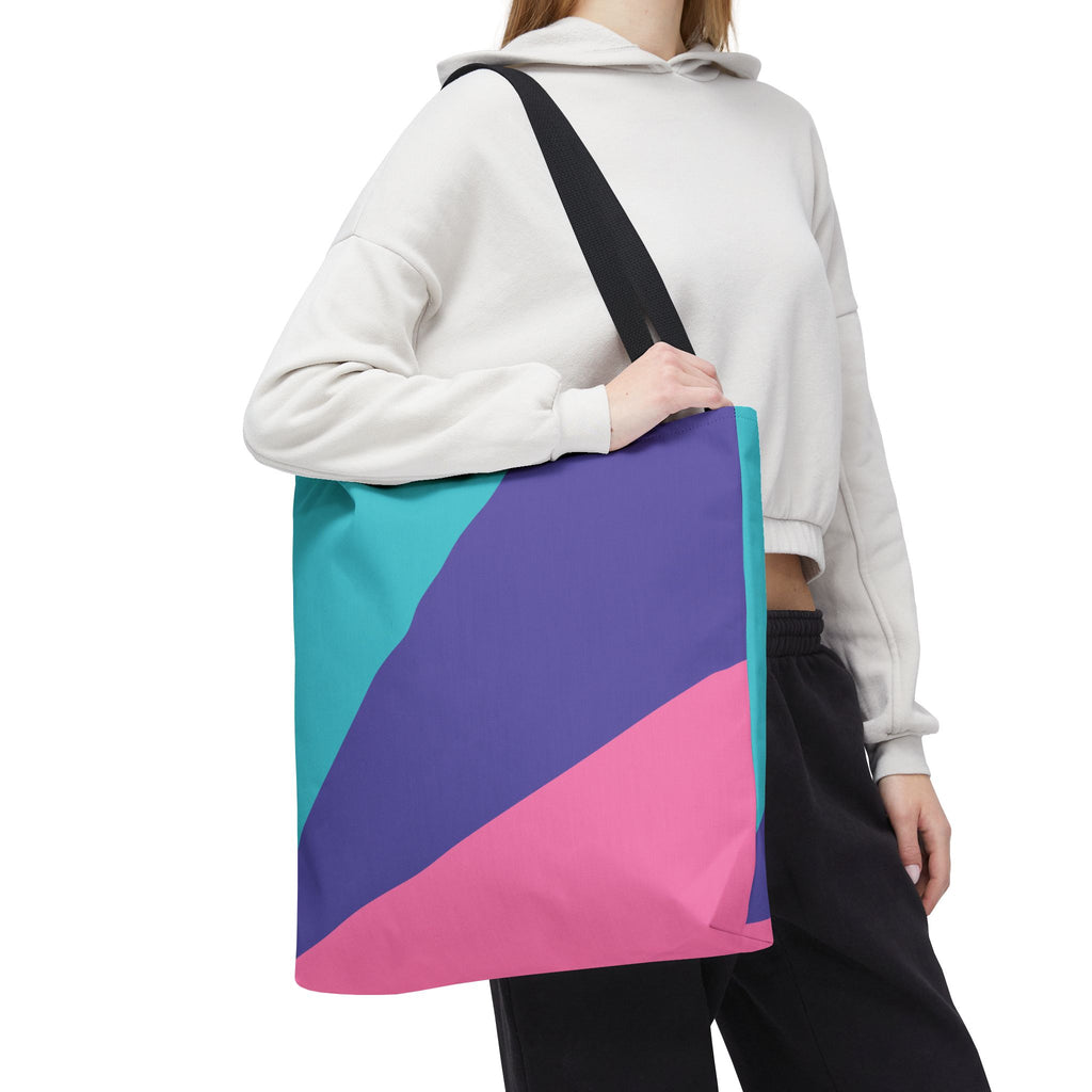 Colorblock Tote Bag