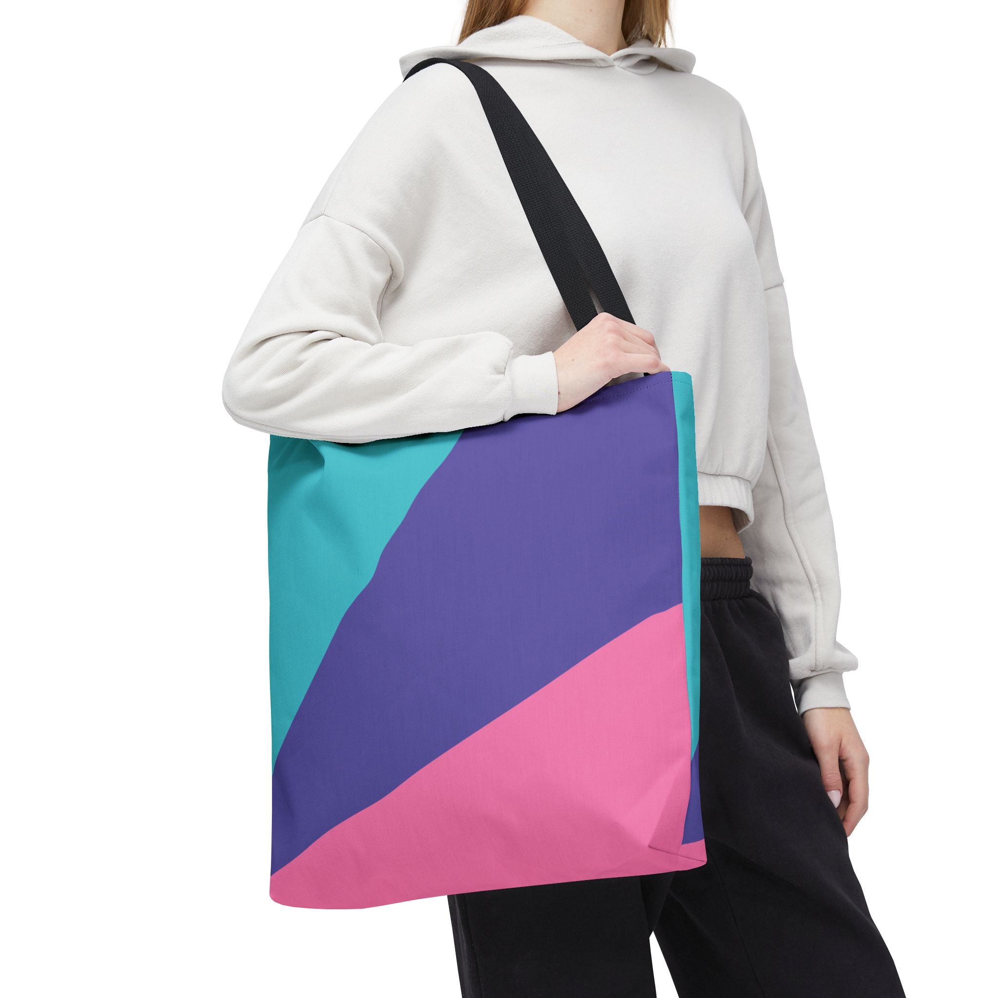 Colorblock Tote Bag