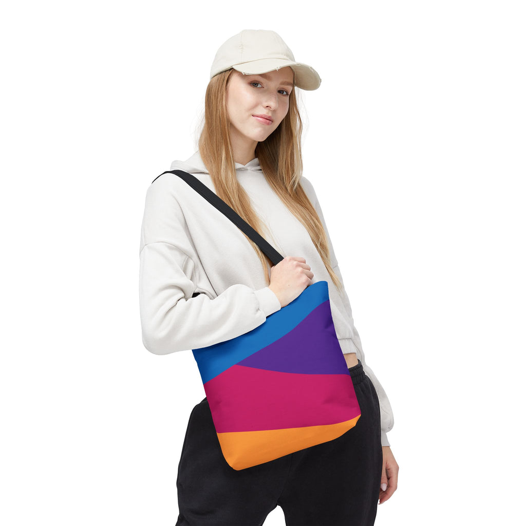 Colorblock Tote Bag