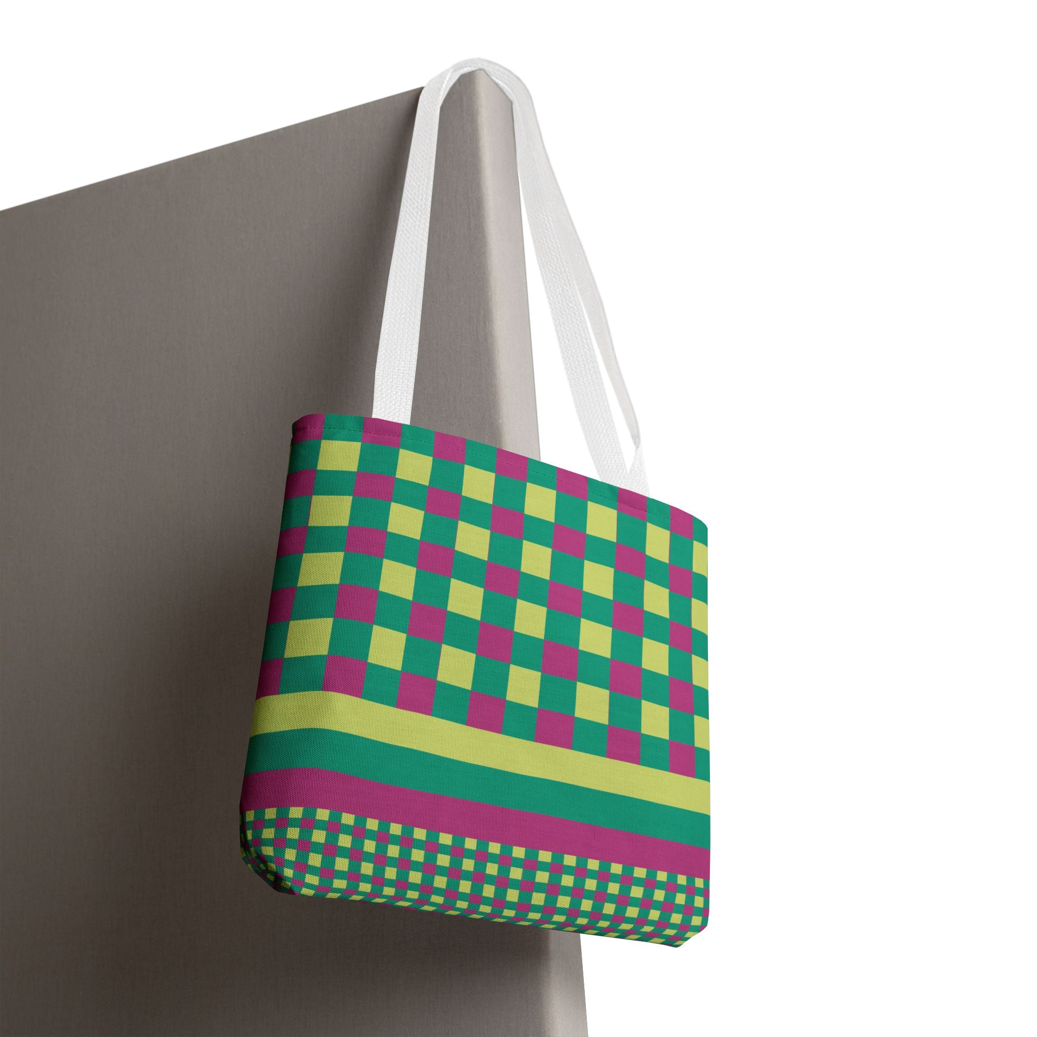 Colorblock Tote Bag