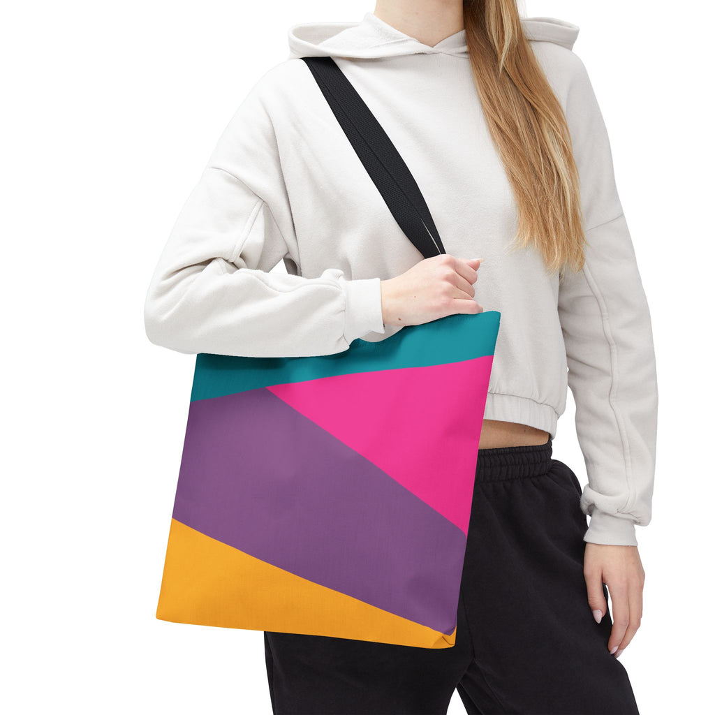 Colorblock Tote Bag