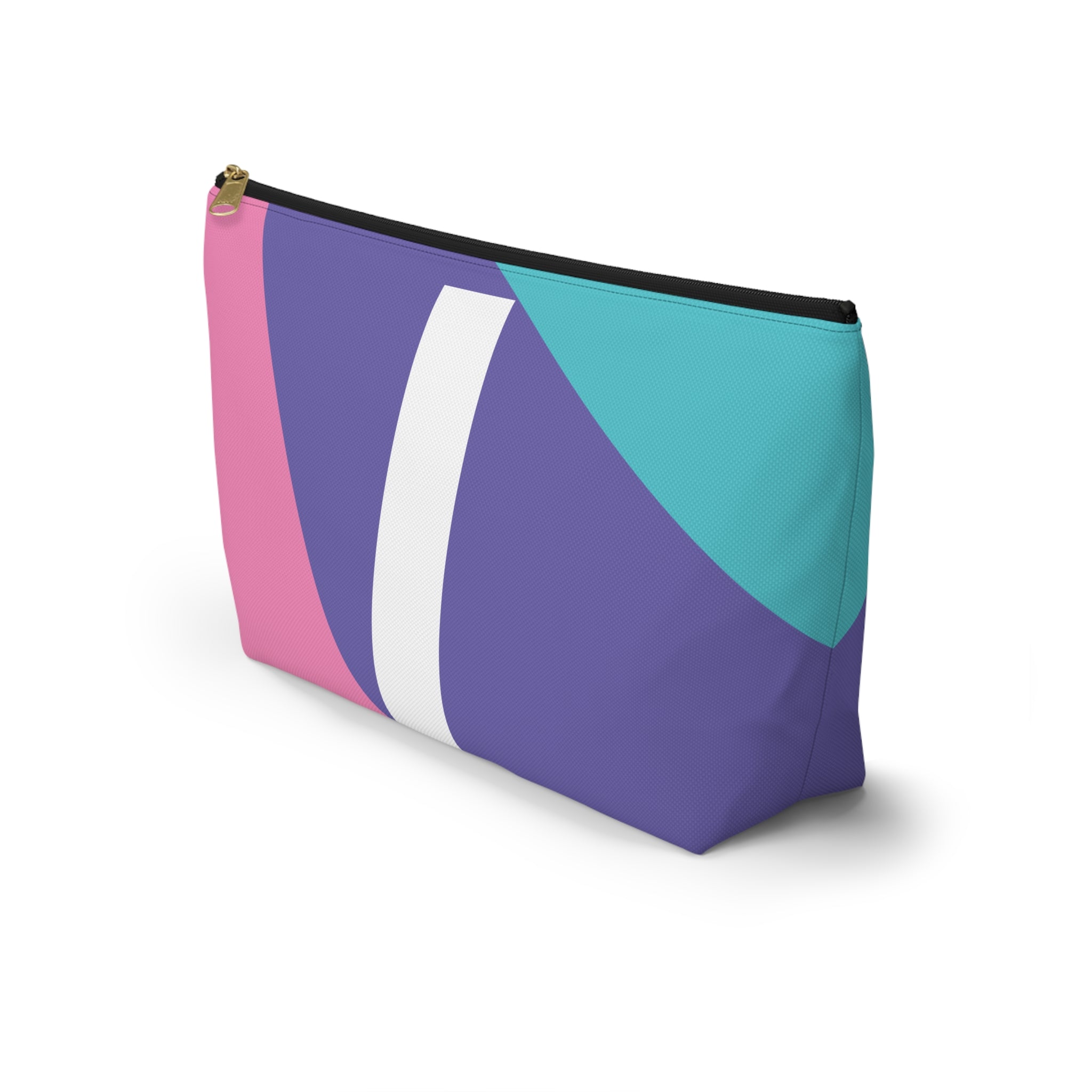 Colorblock Accessory Pouch — Monogram I T-Bottom Cosmetic Bag