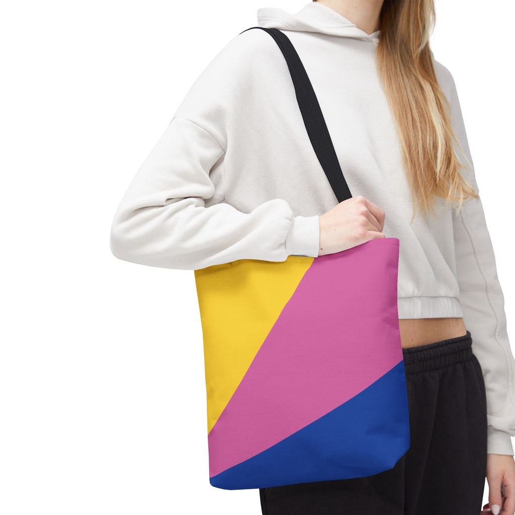 Colorblock Tote Bag