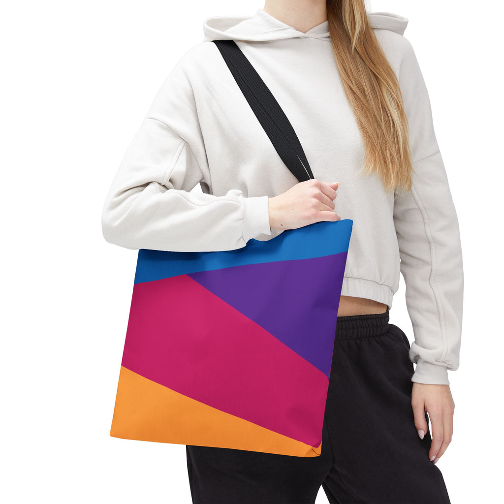 Colorblock Tote Bag