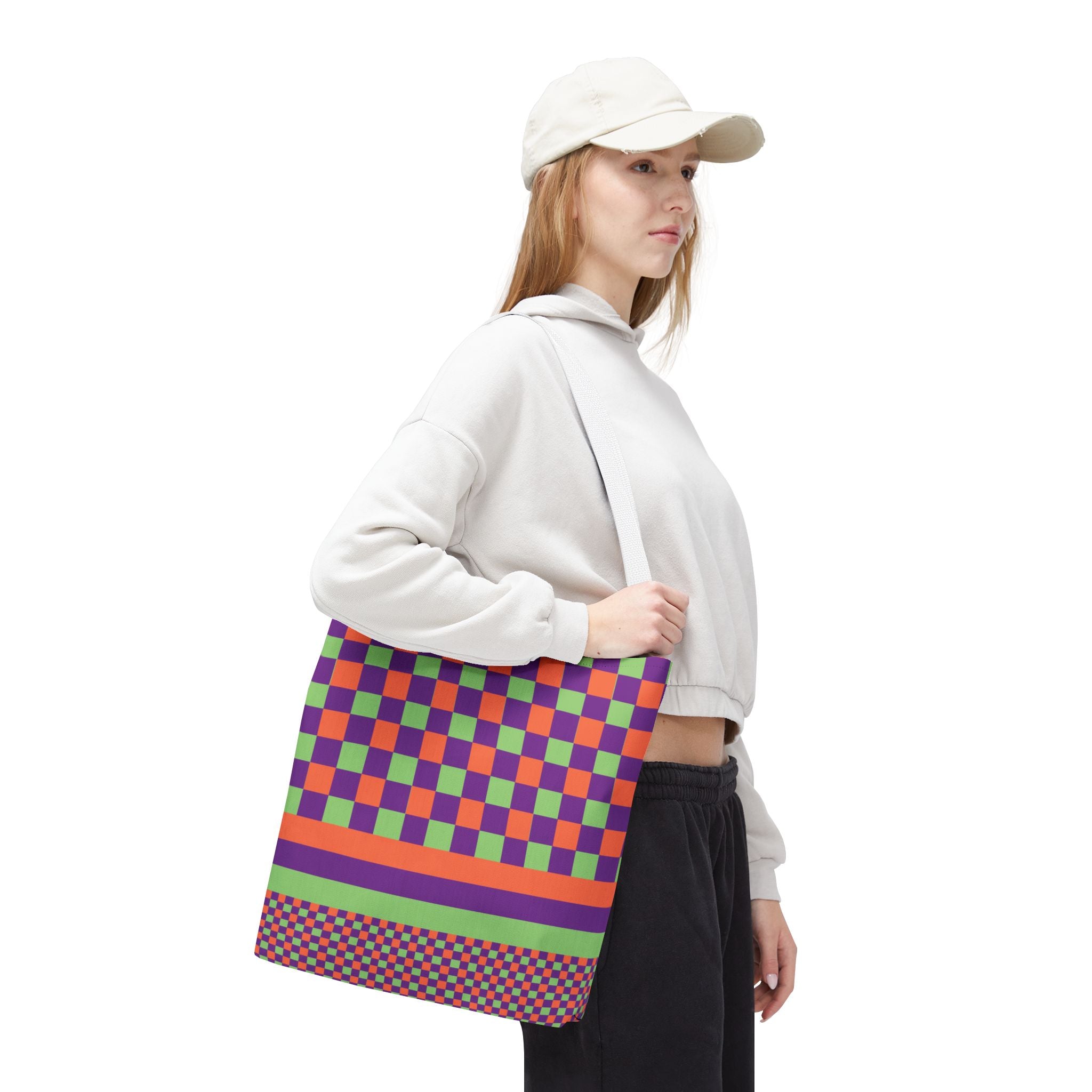 Colorblock Tote Bag