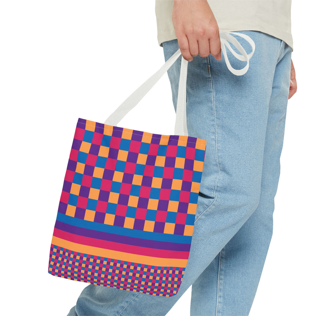 Colorblock Tote Bag