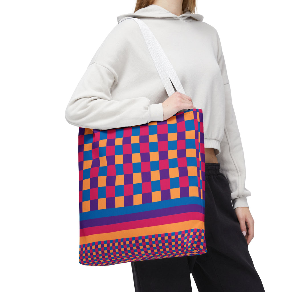 Colorblock Tote Bag