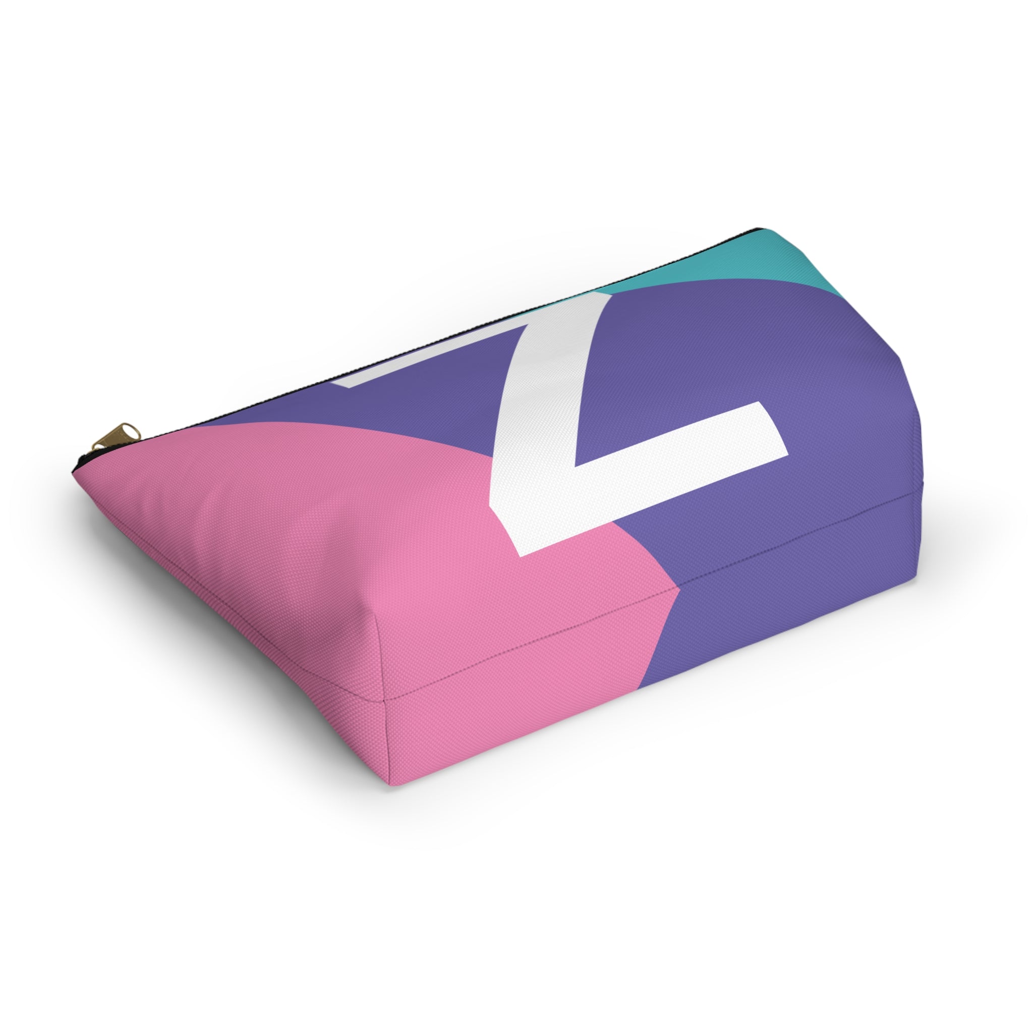 Colorblock Accessory Pouch — Monogram Z T-Bottom Cosmetic Bag