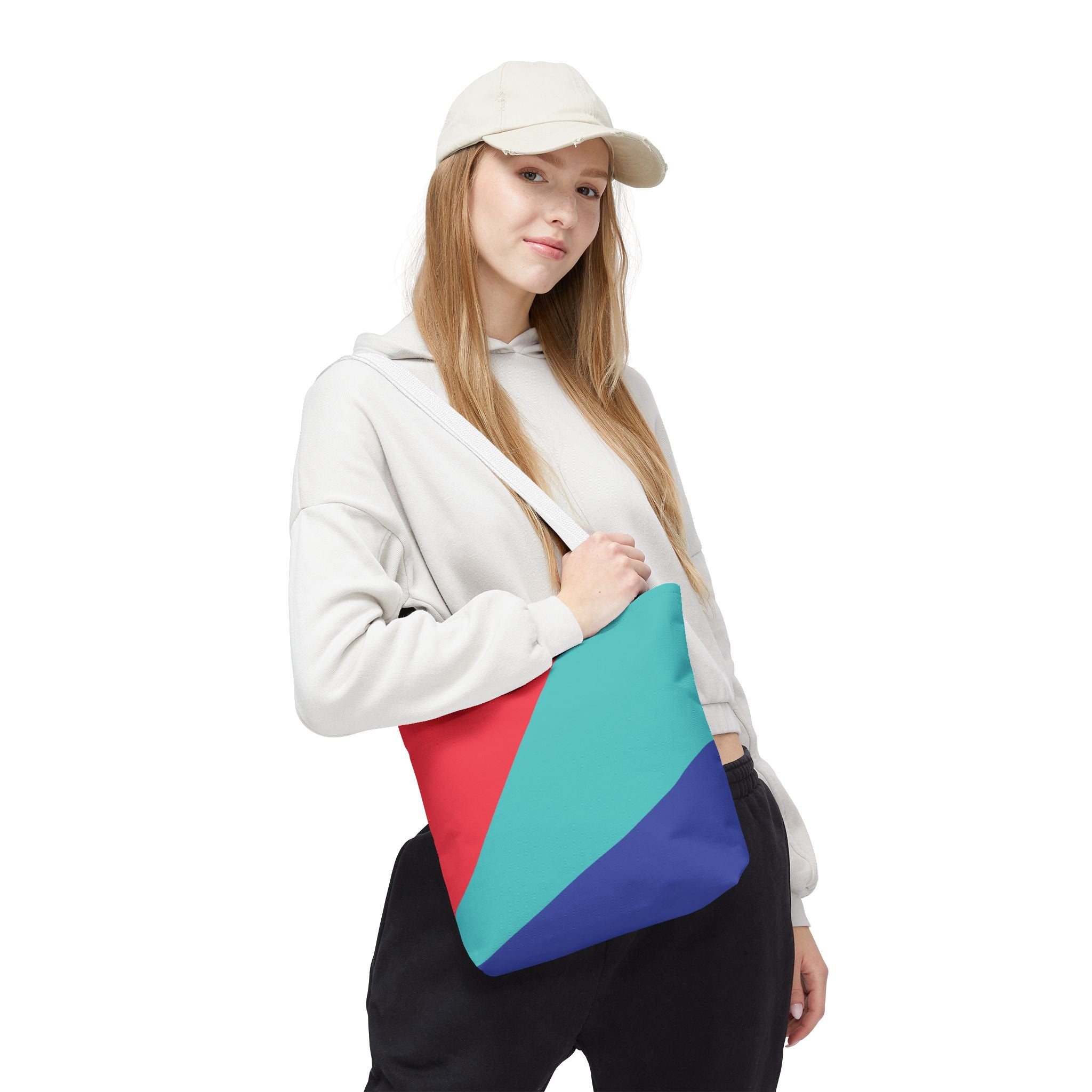 Colorblock Tote Bag