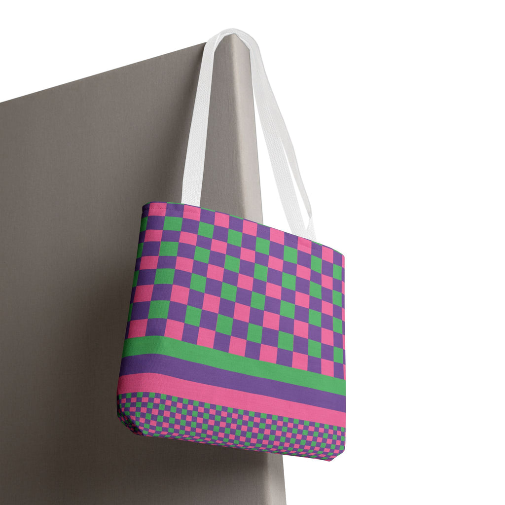 Colorblock Tote Bag