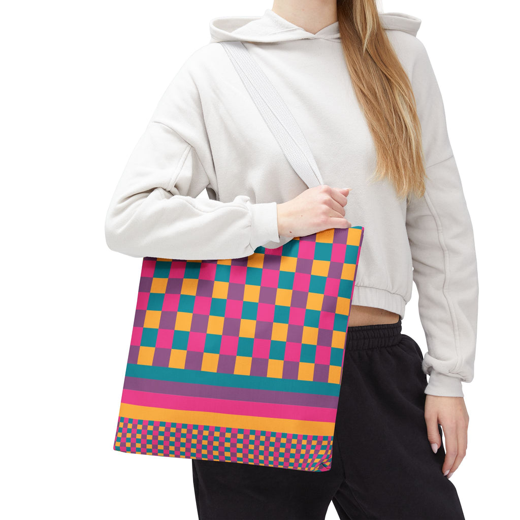 Colorblock Tote Bag
