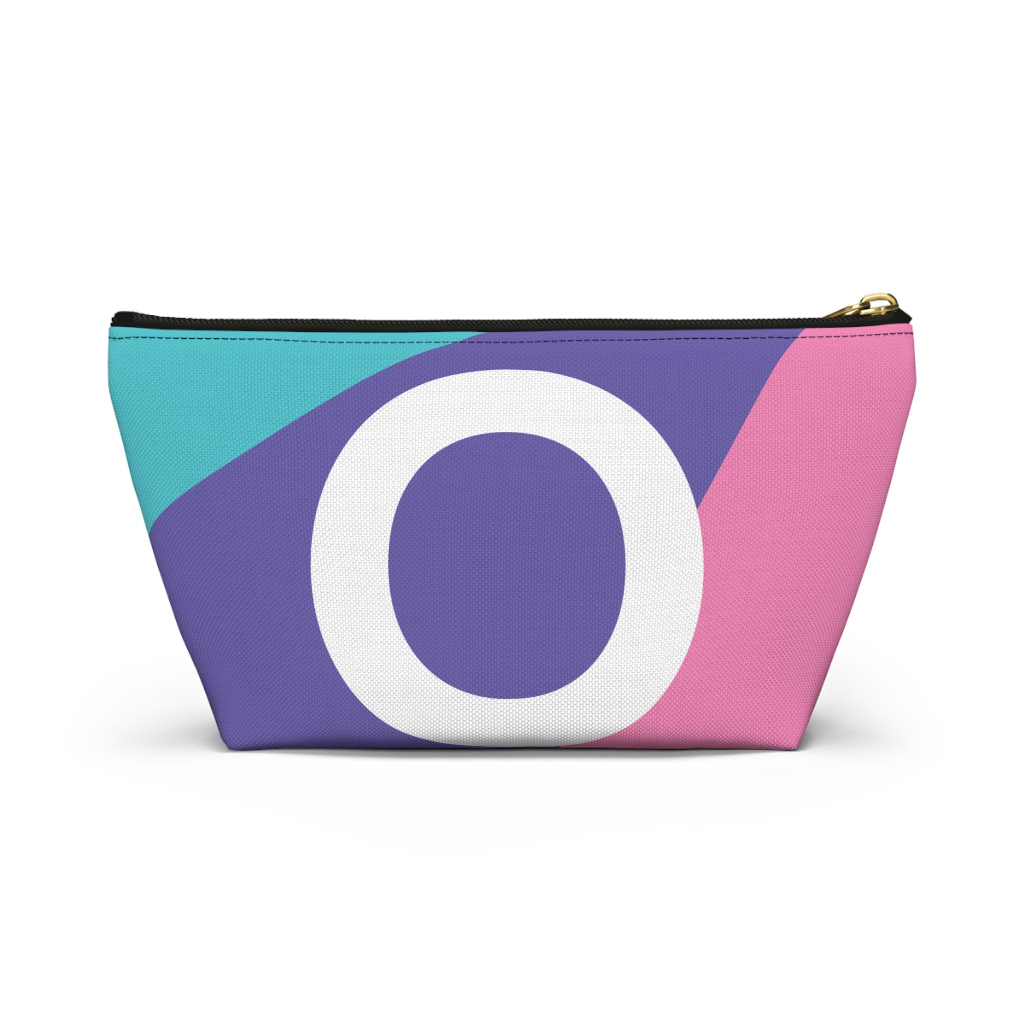 Colorblock Accessory Pouch — Monogram O T-Bottom Cosmetic Bag