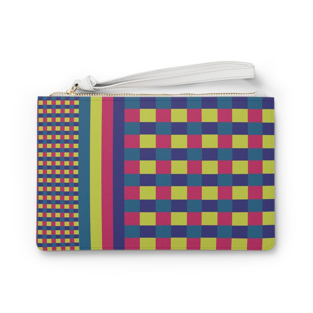 Colorblock Clutch Bag