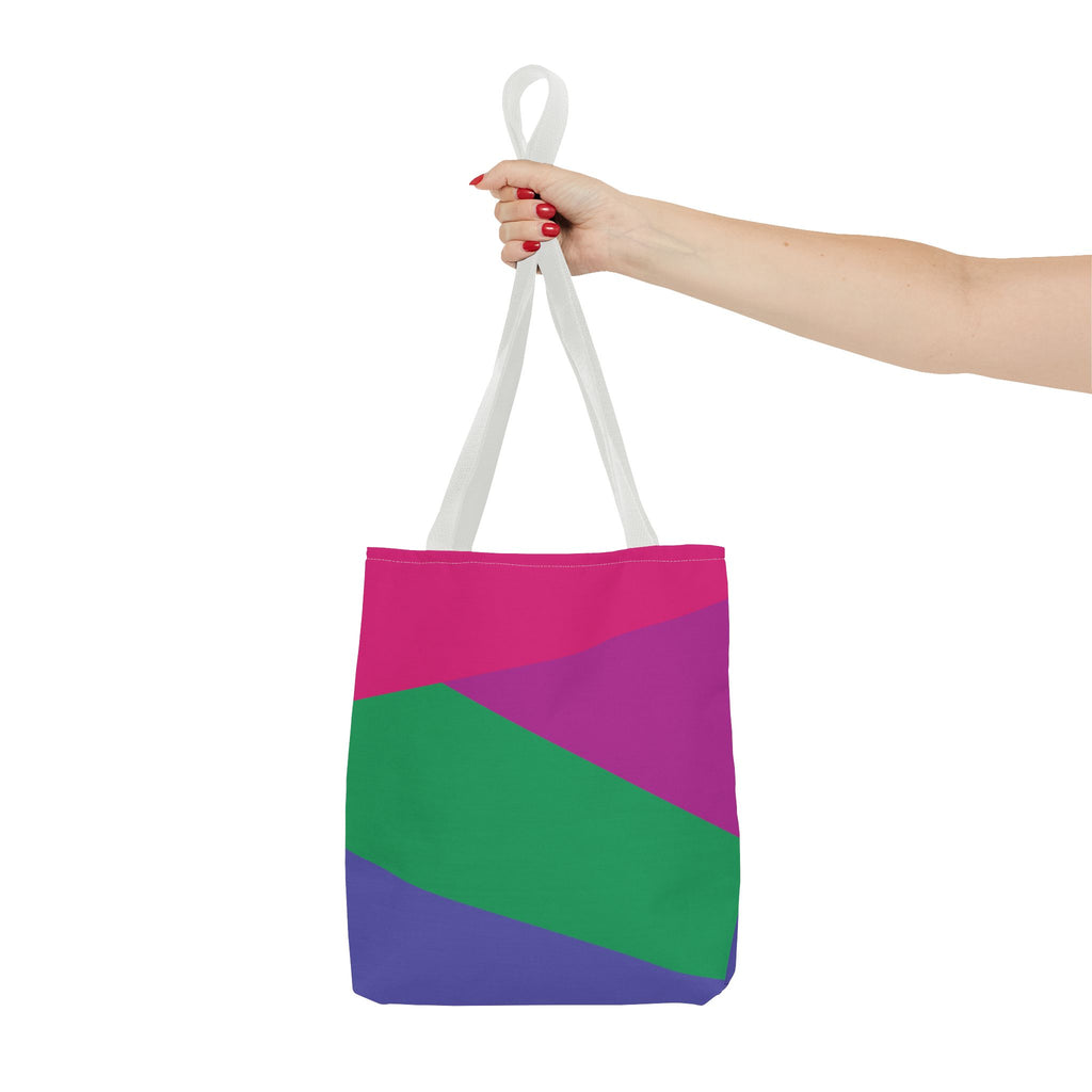 Colorblock Tote Bag
