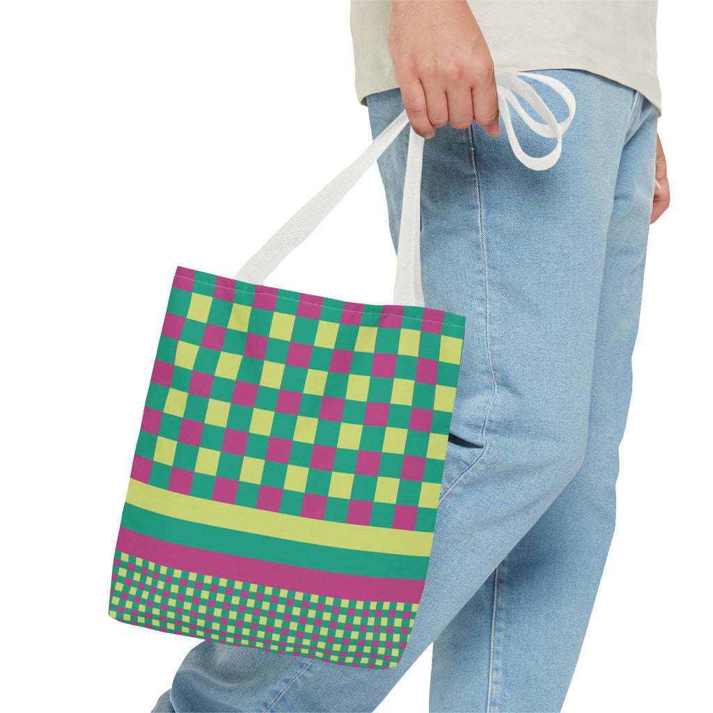 Colorblock Tote Bag