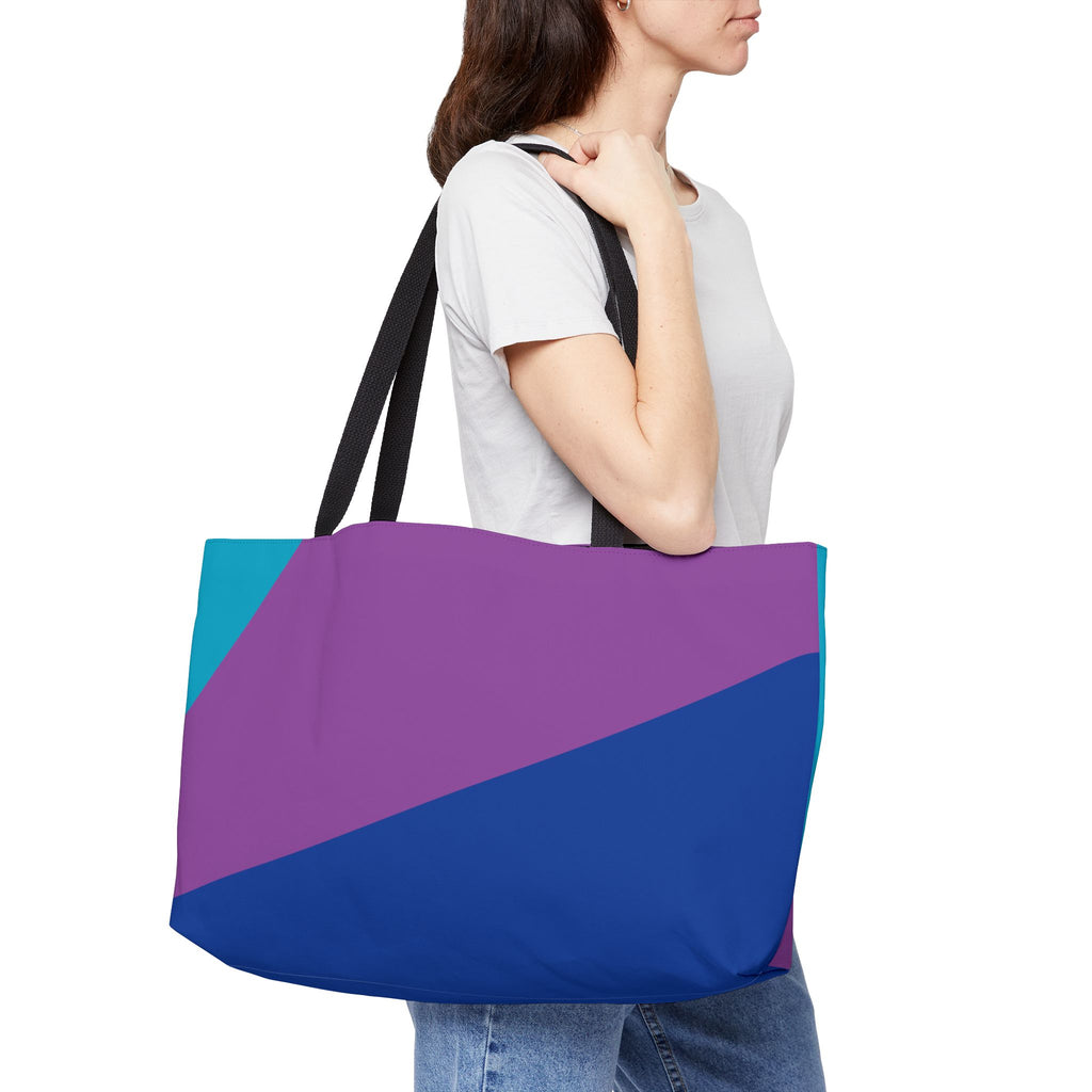 Colorblock Tote Bag