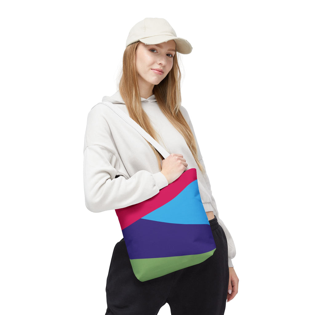 Colorblock Tote Bag