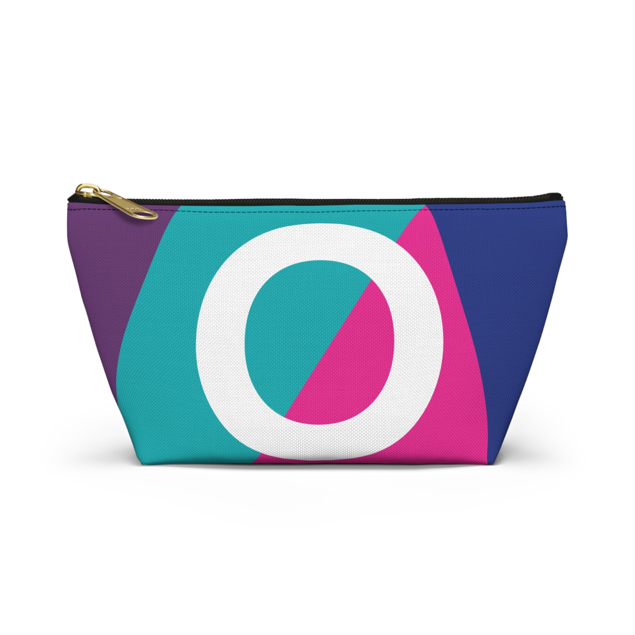 Colorblock Accessory Pouch — Monogram O T-Bottom Cosmetic Bag