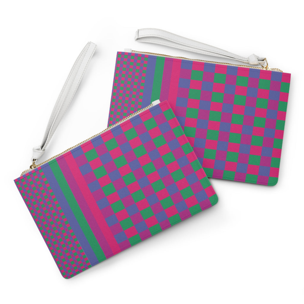 Colorblock Clutch Bag