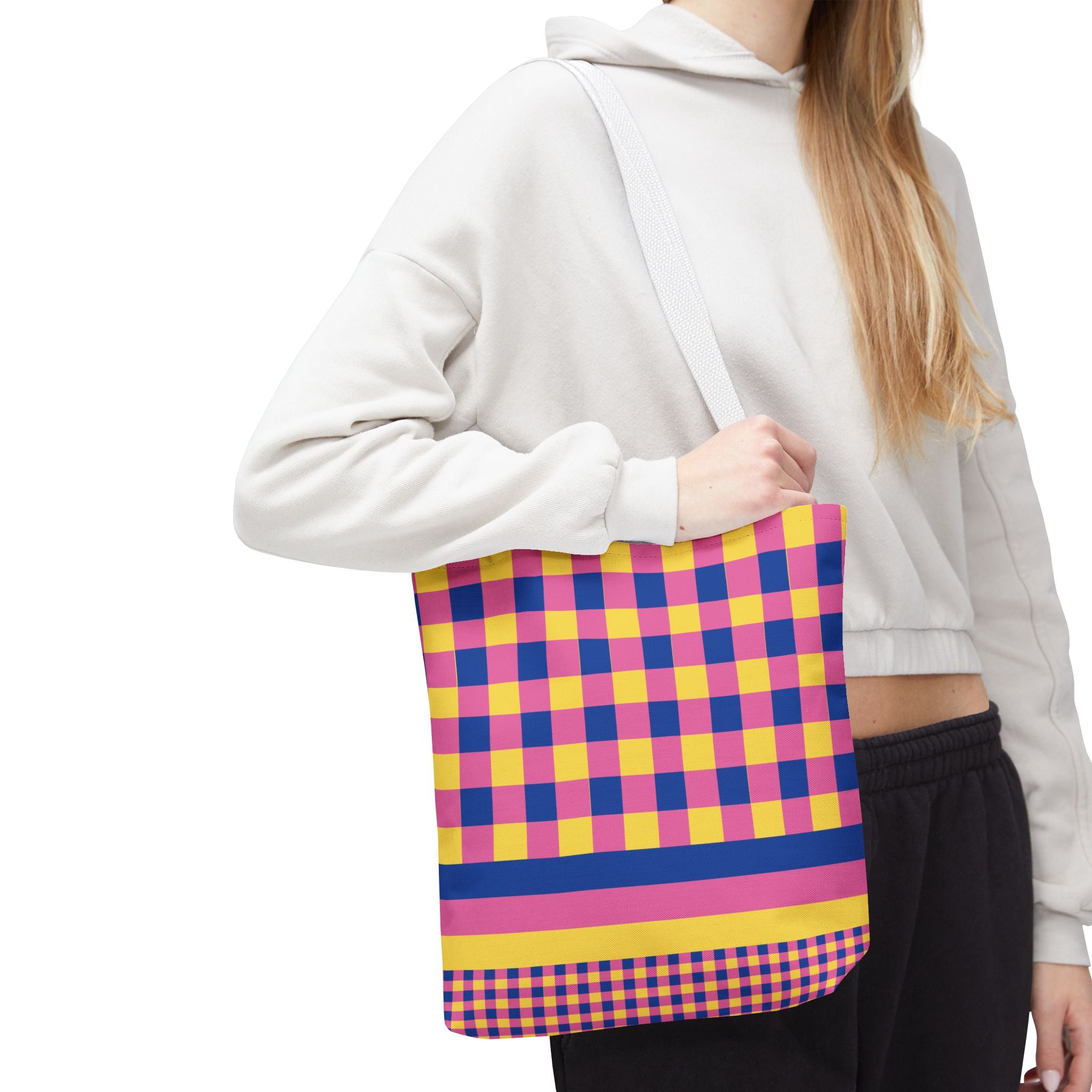 Colorblock Tote Bag