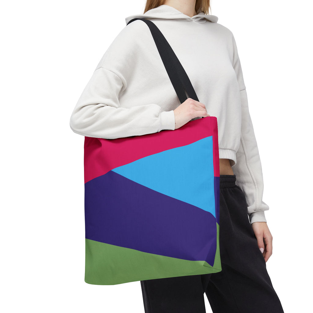 Colorblock Tote Bag