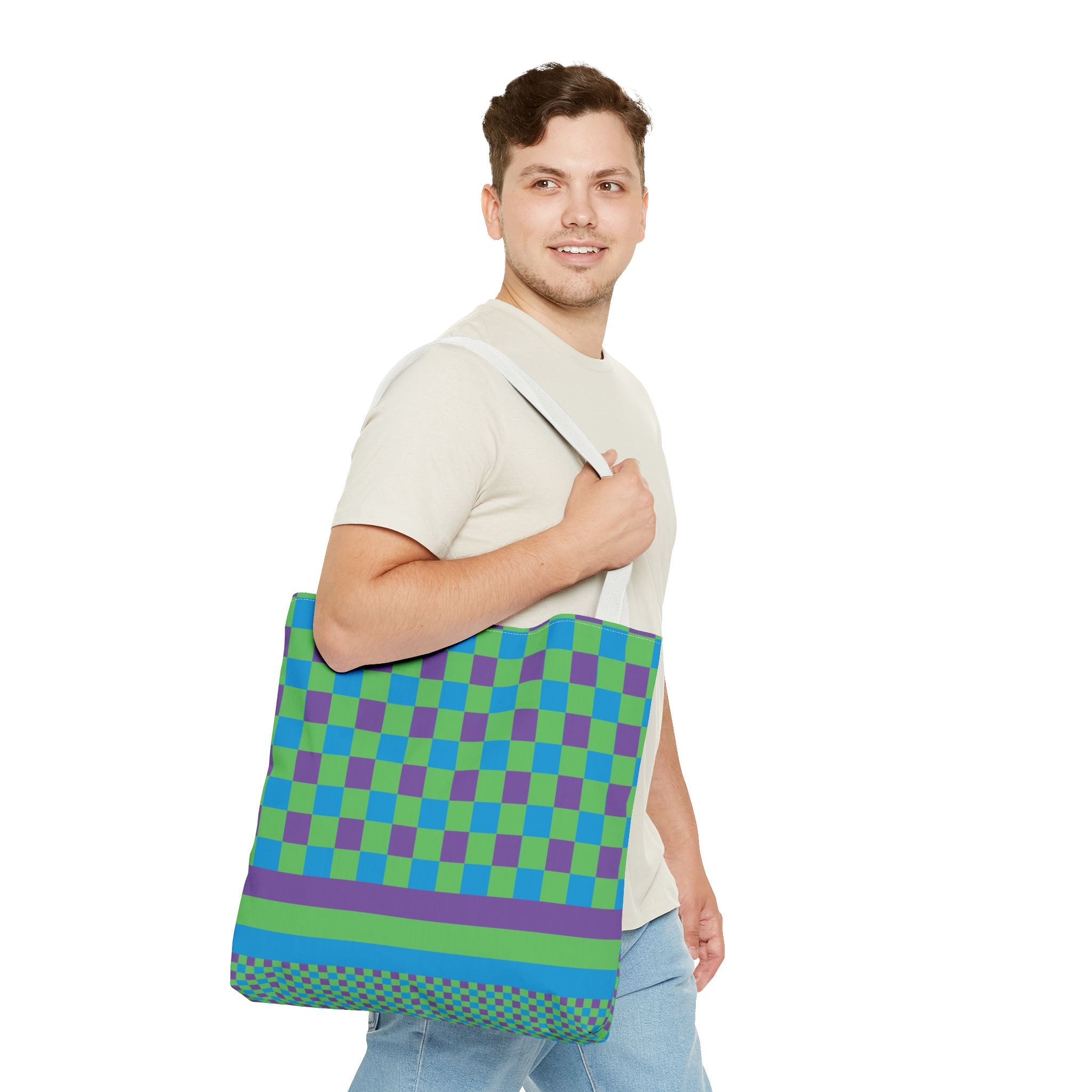 Colorblock Tote Bag